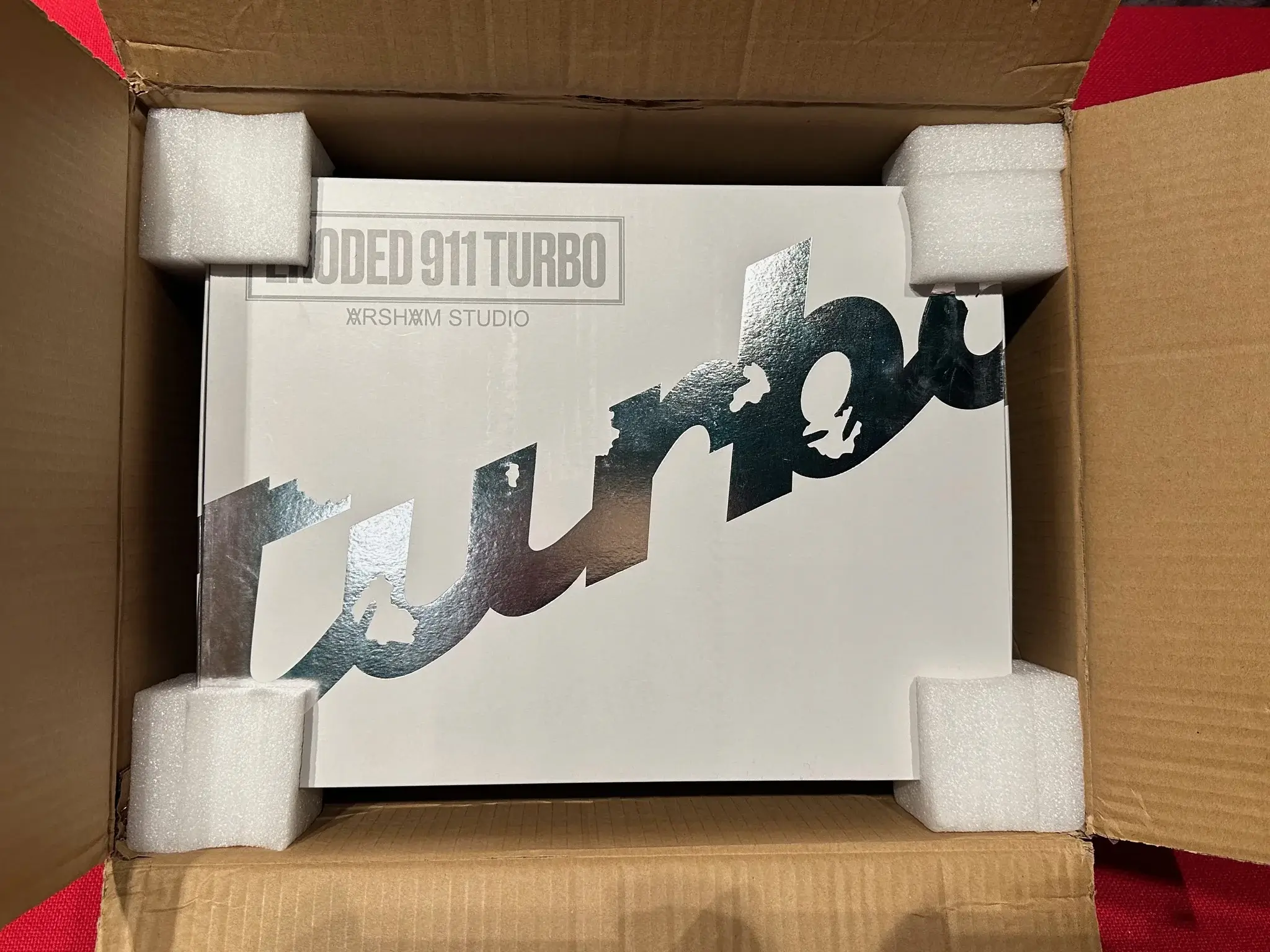 No Reserve Daniel Arsham Eroded Porsche 911 Turbo White #397/500