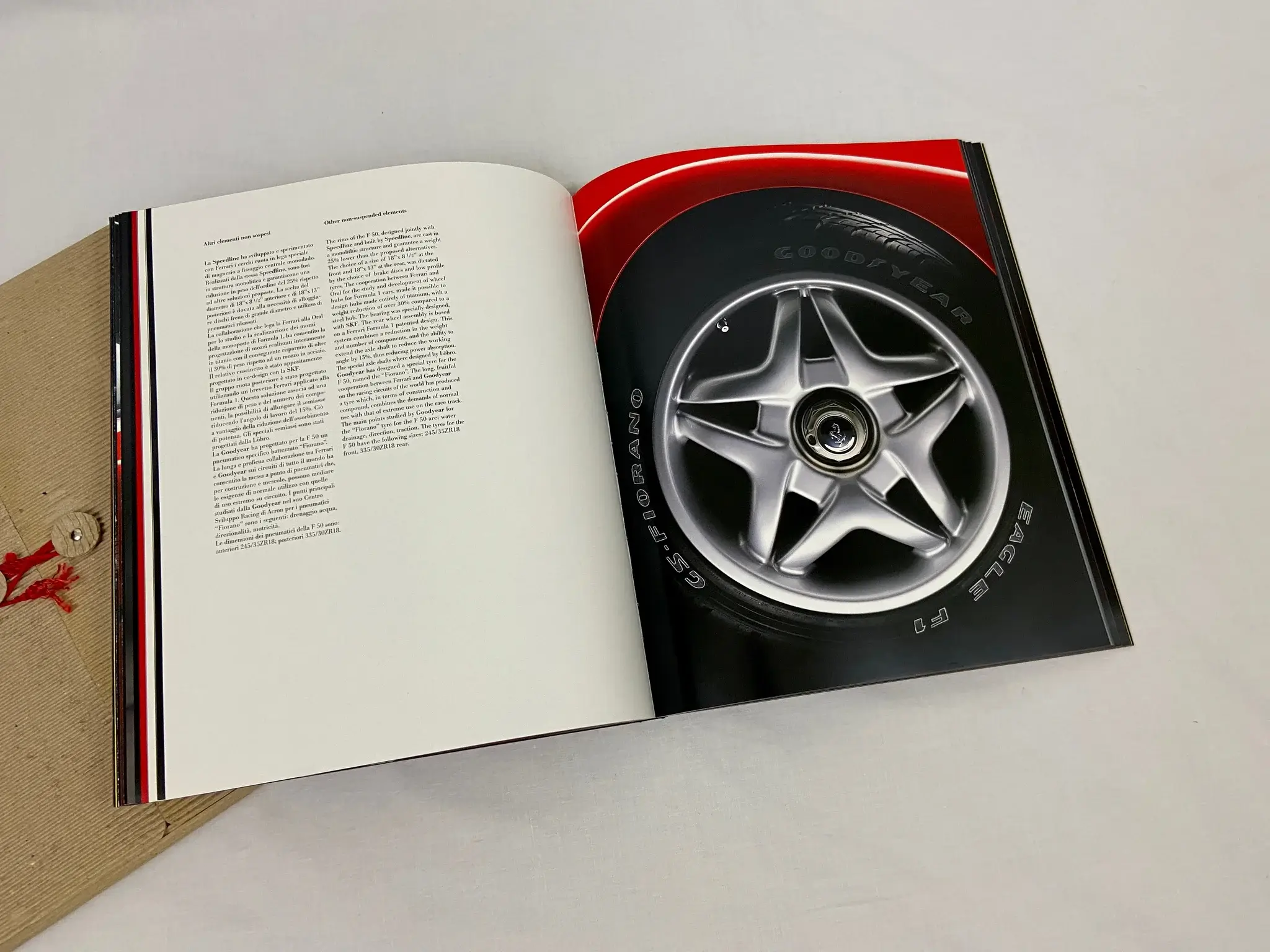 MP: Ferrari F50 Carbon Fiber Owners Book | PCARMARKET