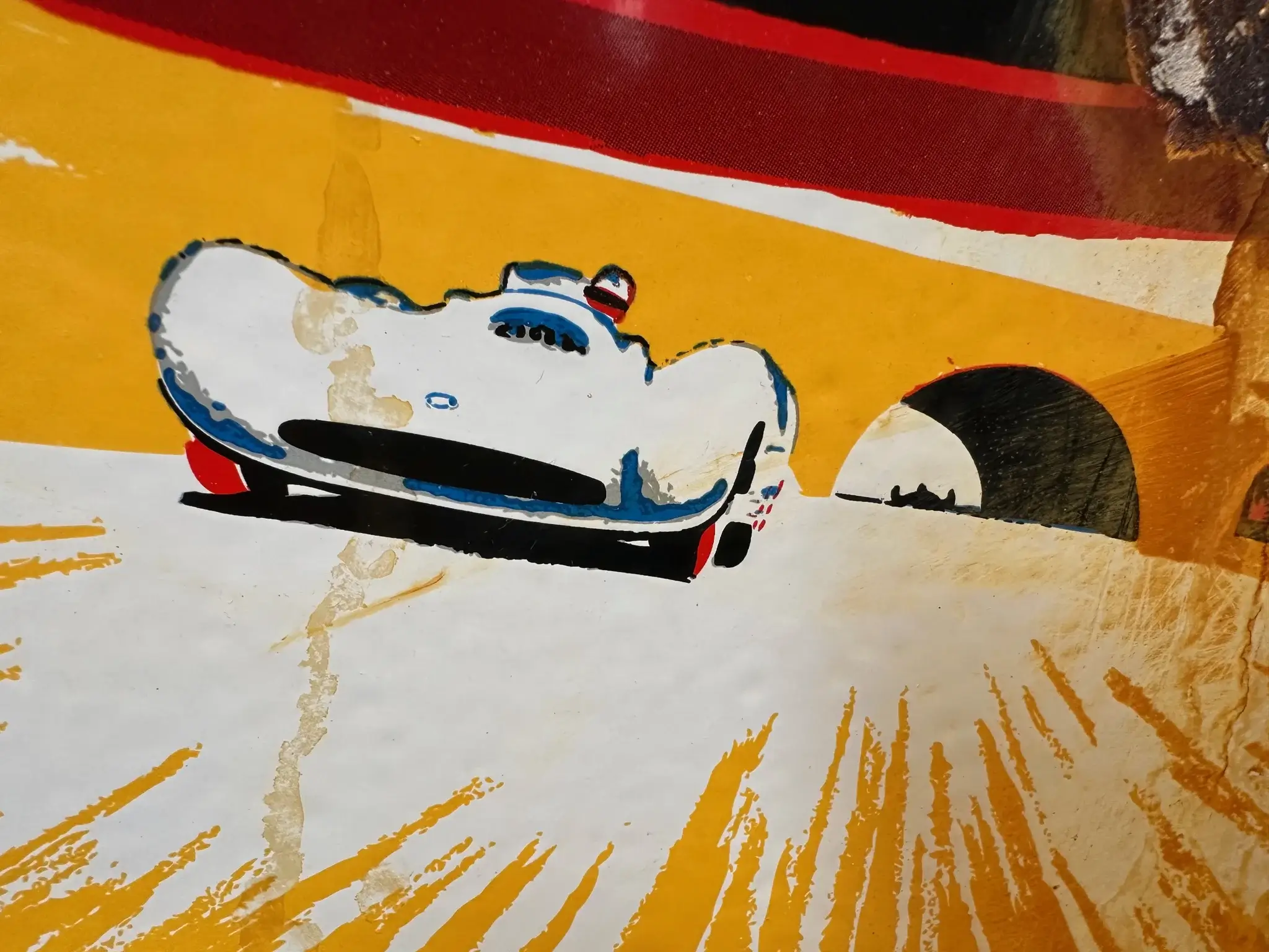 No Reserve 1955 Monaco Grand Prix Style Enamel Sign | PCARMARKET