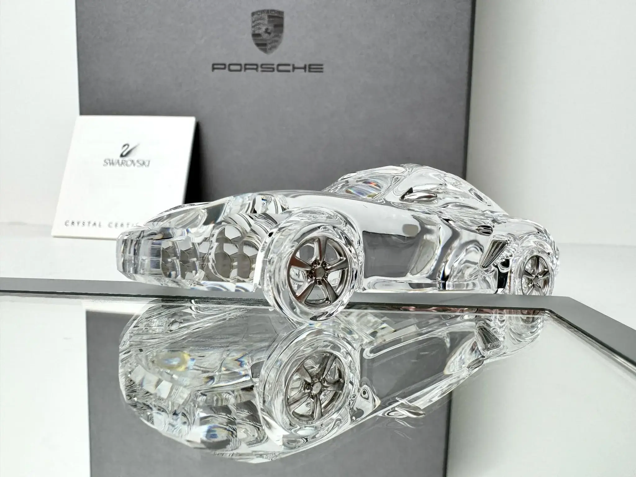 置物 Swarovski / Crystal Porsche Cayman S No Reserve Porsche Design Drivers Selection 1:43 Swarovski Crystal