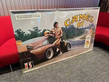 No Reserve Rare Barn Find IMSA Camel GT Porsche 935 Metal Sign (5' x 3 ...