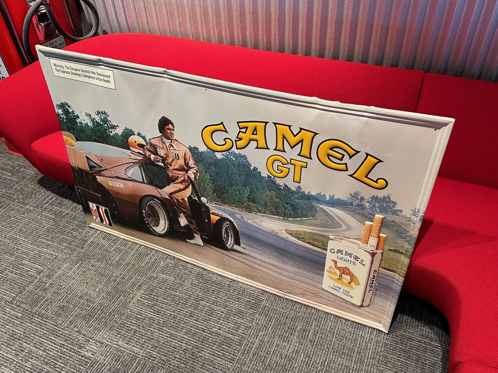 No Reserve Rare Barn Find IMSA Camel GT Porsche 935 Metal Sign (5