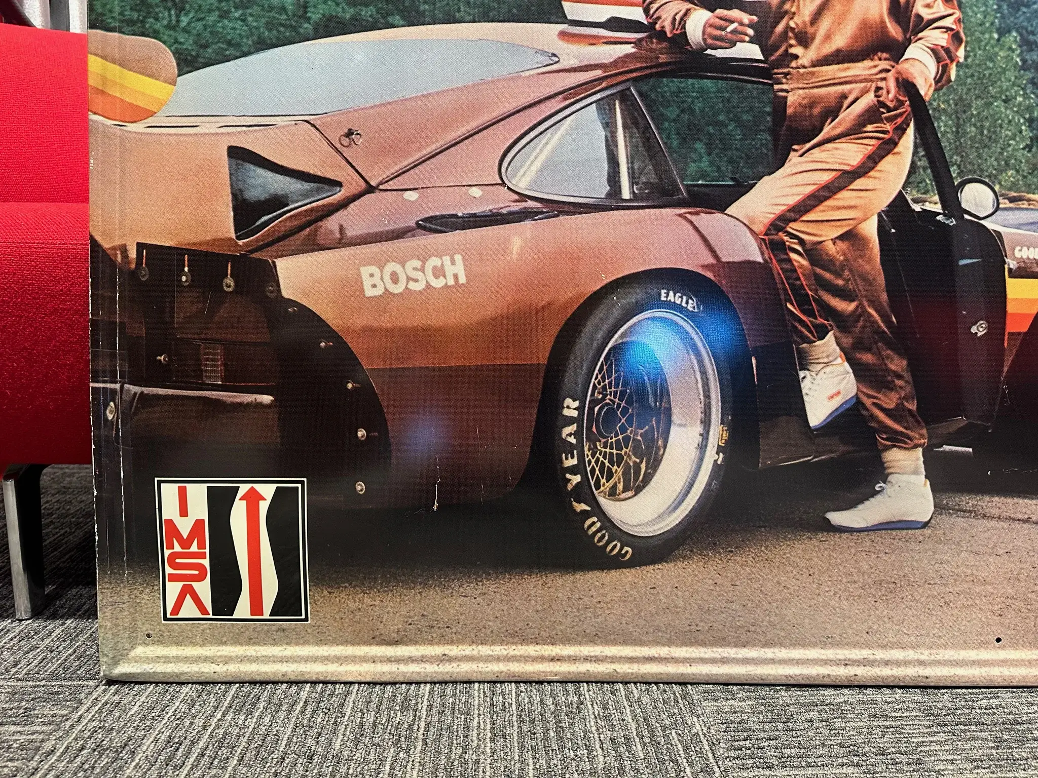 No Reserve Rare Barn Find IMSA Camel GT Porsche 935 Metal Sign (5