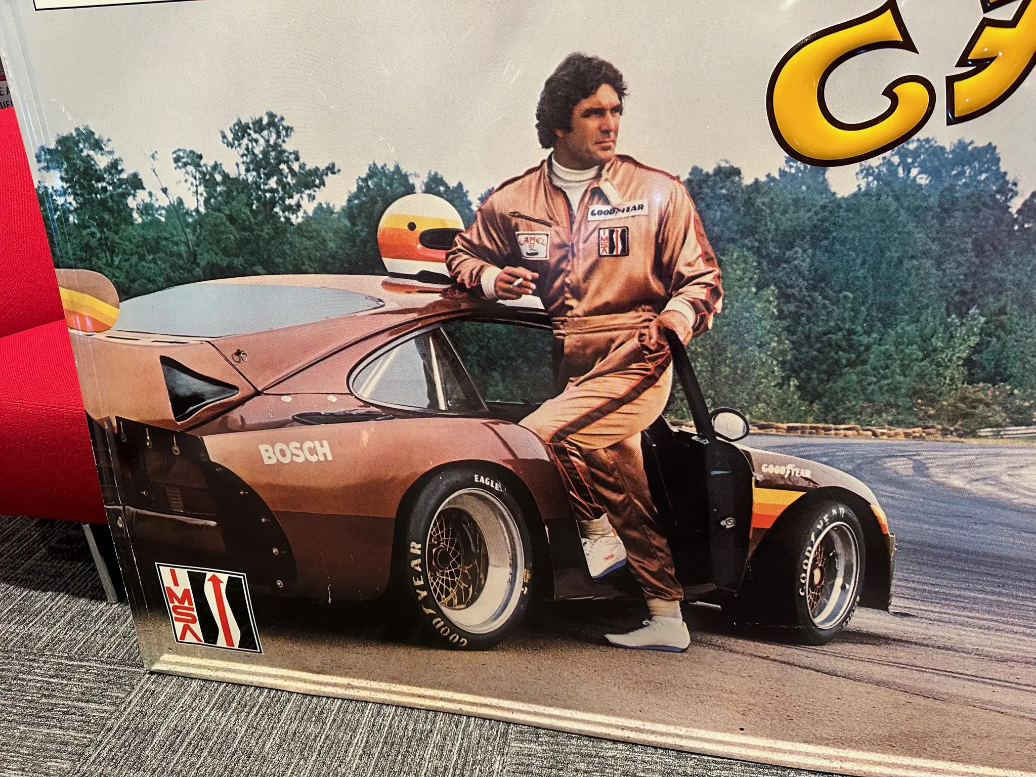No Reserve Rare Barn Find IMSA Camel GT Porsche 935 Metal Sign (5