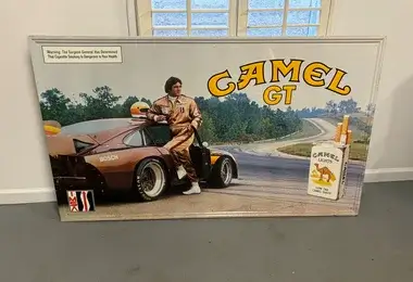 IMSA Camel GT Porsche 935 Metal Sign (5' X 3') | PCARMARKET