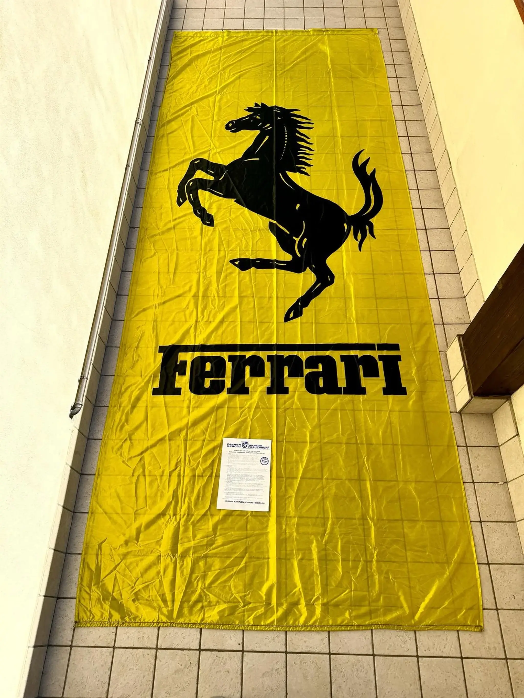 MP: 1980s Official Ferrari Dealership Flag | PCARMARKET