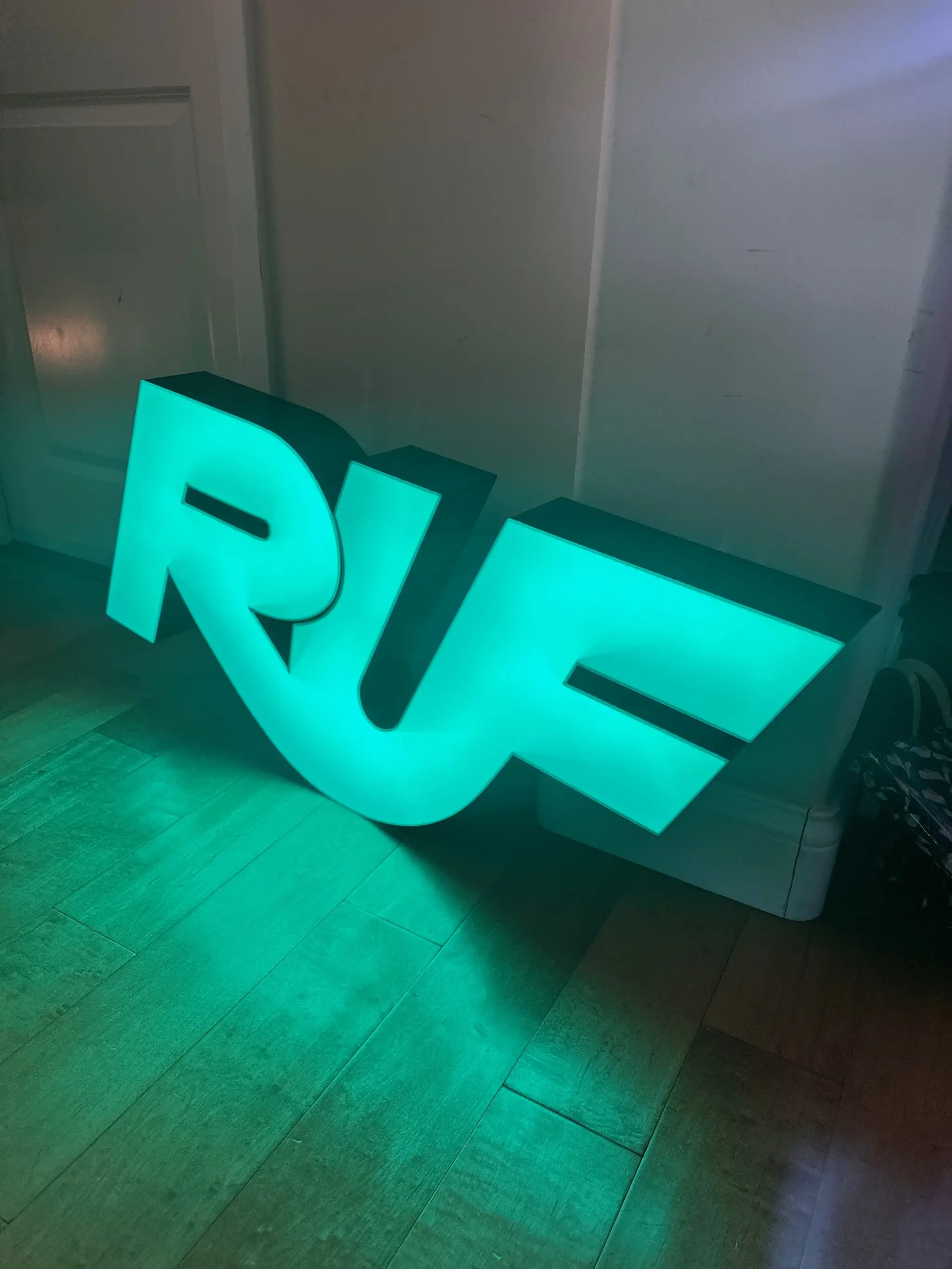 MP: Large Authentic Illuminated RUF Sign | PCARMARKET