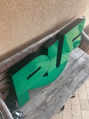 MP: Large Authentic Illuminated RUF Sign | PCARMARKET
