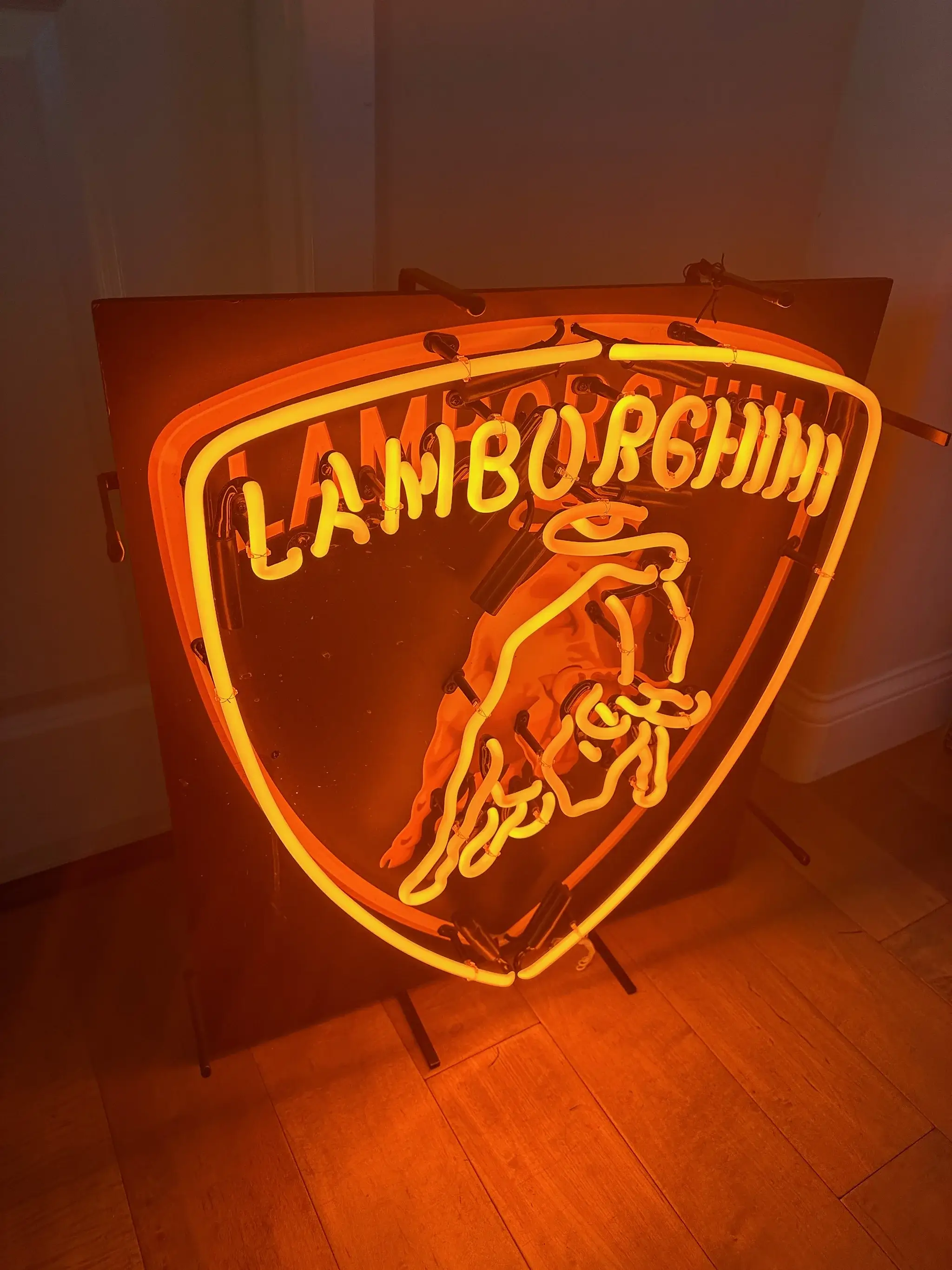 最終値下げ‼️LAMBORGHINI ランボルギーニ LED3Dネオン看板 ‼️ MP: Neon-Style LED Lamborghini Sign | PCARMARKET