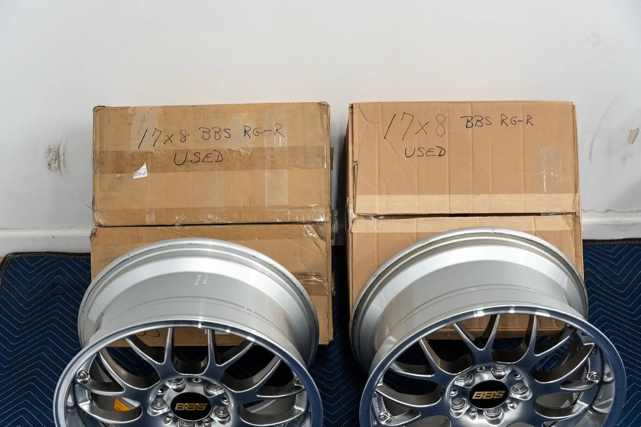 MP: Set of Six 17” x 8” BBS RG-R Wheels | PCARMARKET