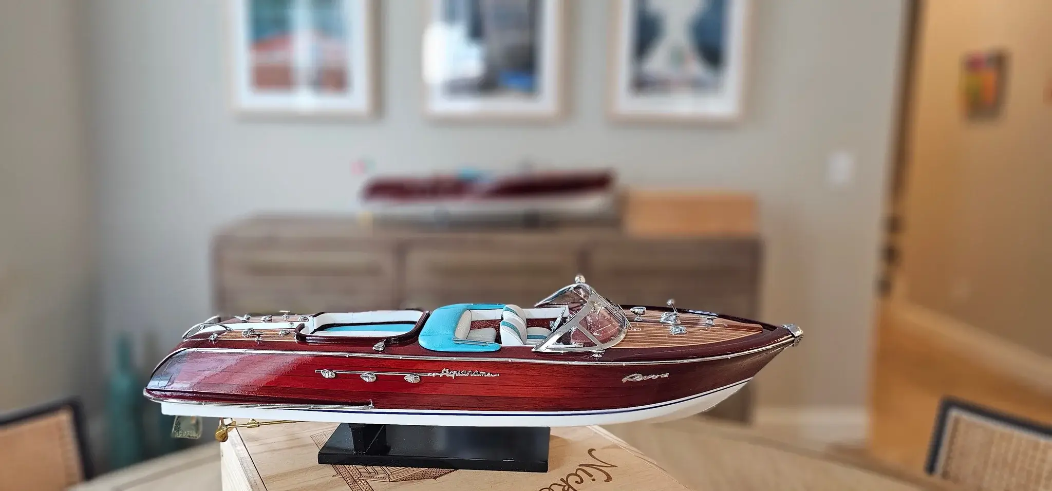 No Reserve Lamborghini Riva Aquarama Model Boat | PCARMARKET