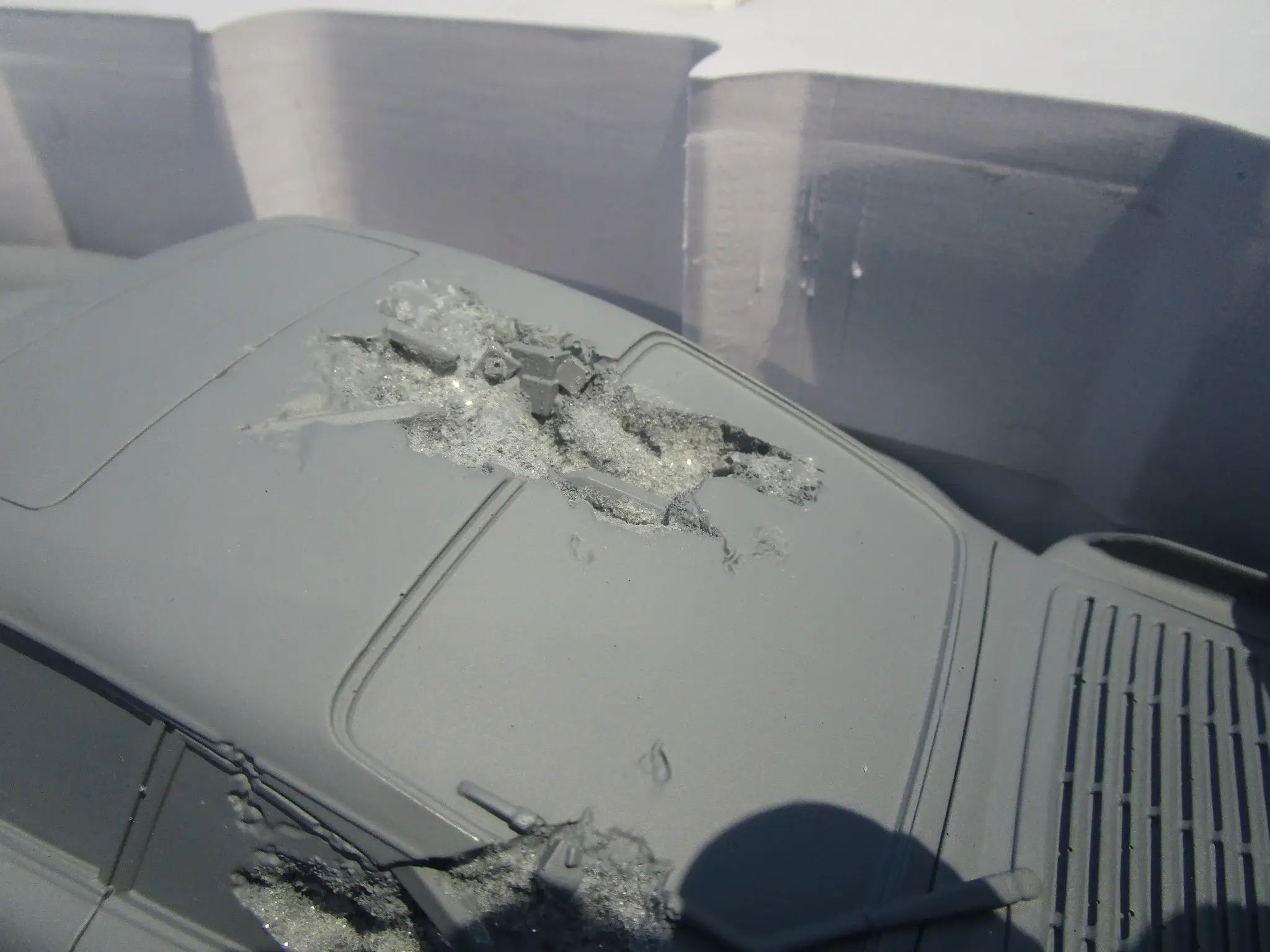 No Reserve Daniel Arsham Eroded Porsche 911 Turbo Grey #239/500