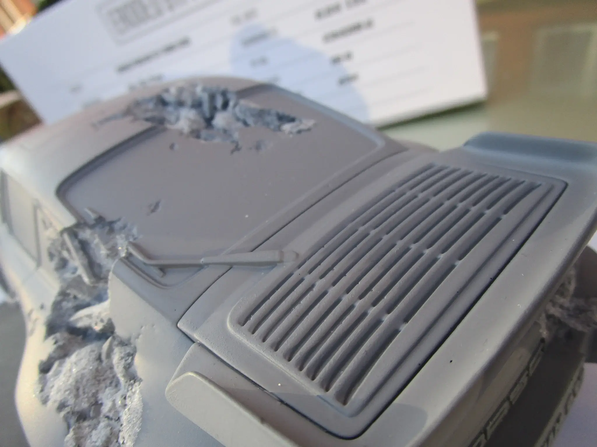No Reserve Daniel Arsham Eroded Porsche 911 Turbo Grey #239/500