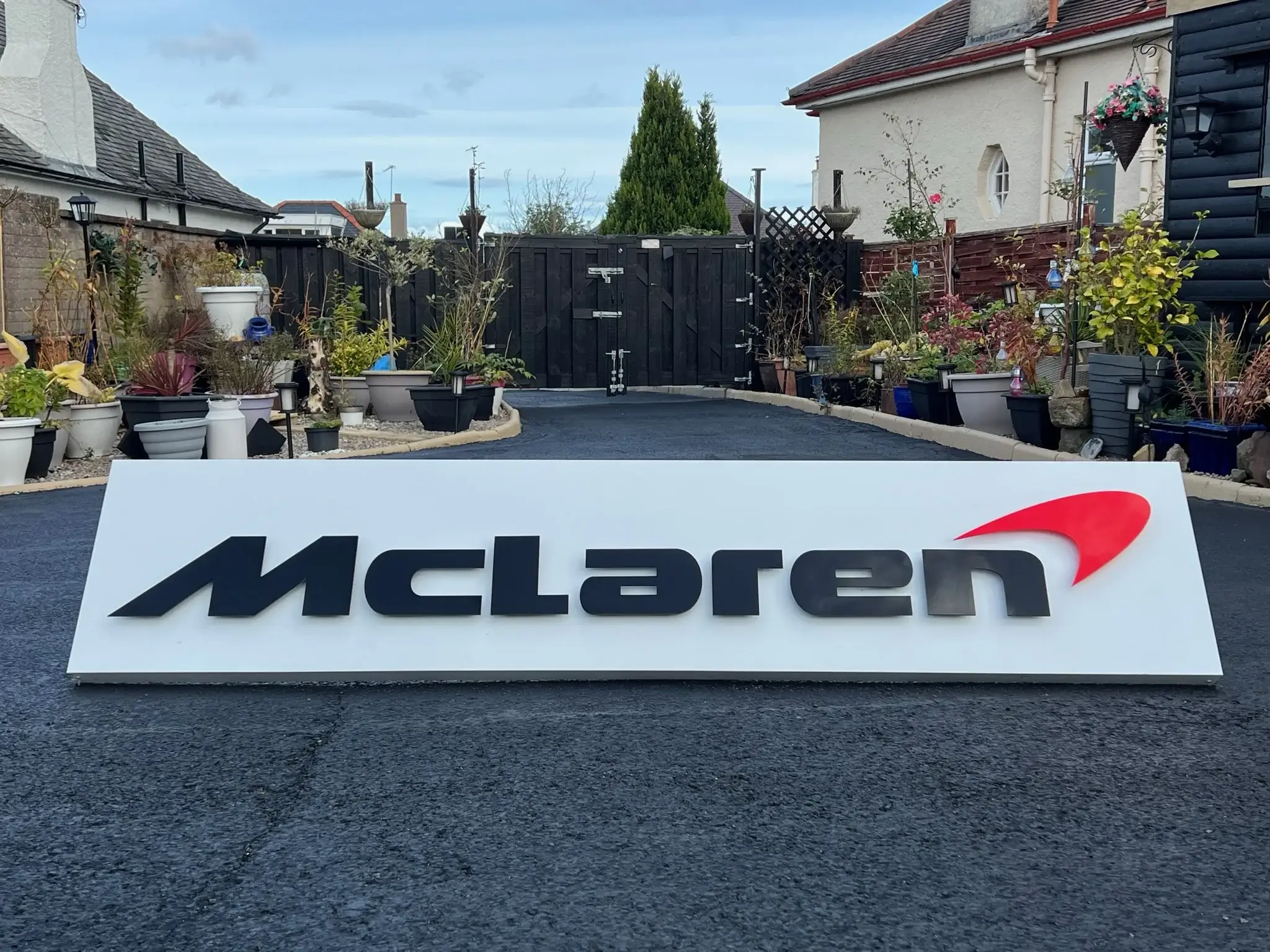 MP: Large McLaren Advertising Sign | PCARMARKET