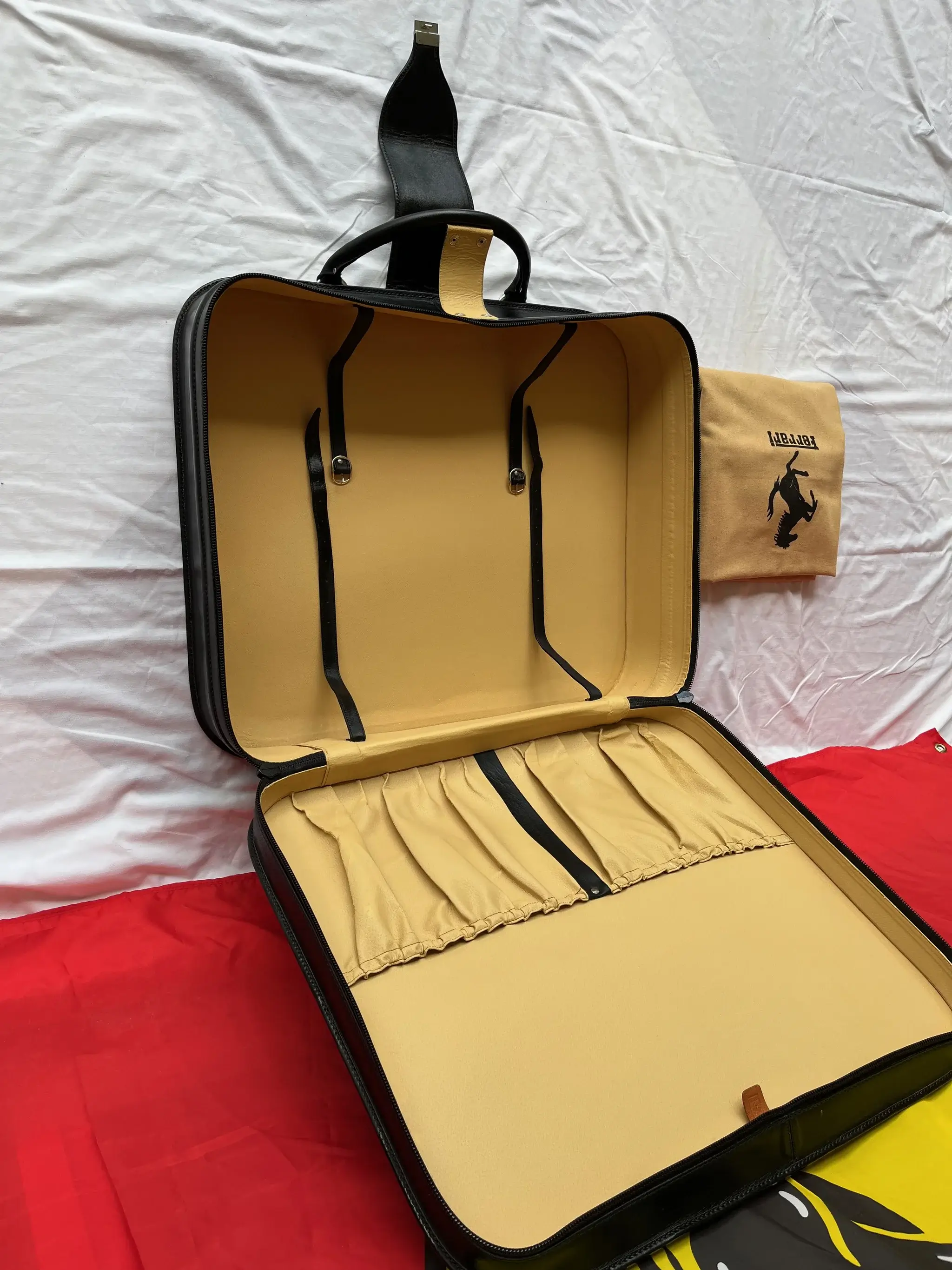 MP: Five-Piece Ferrari 348 Luggage Set by Schedoni | PCARMARKET