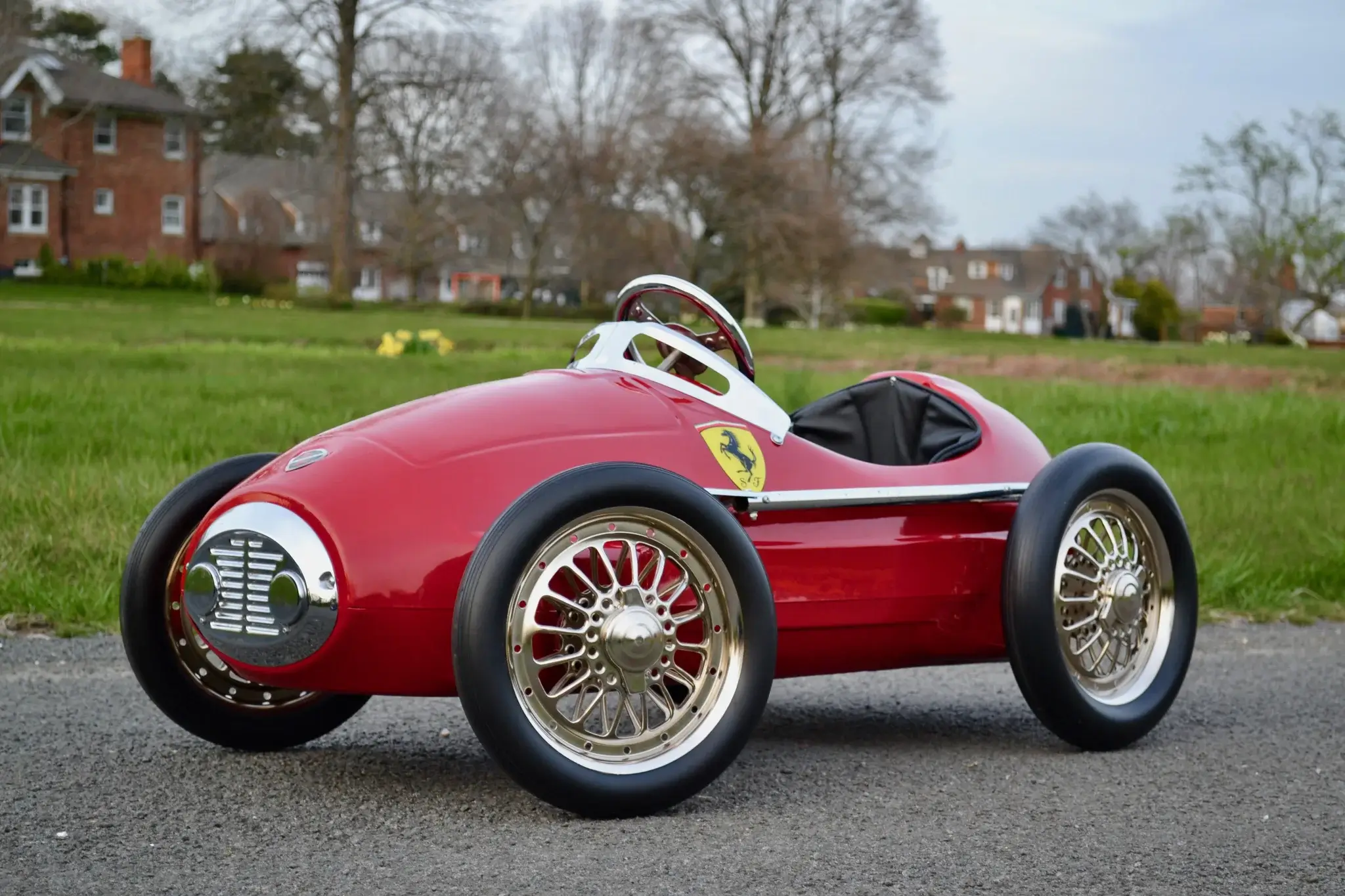 MP: American Retro Ferrari Red Racer Pedal Car | PCARMARKET