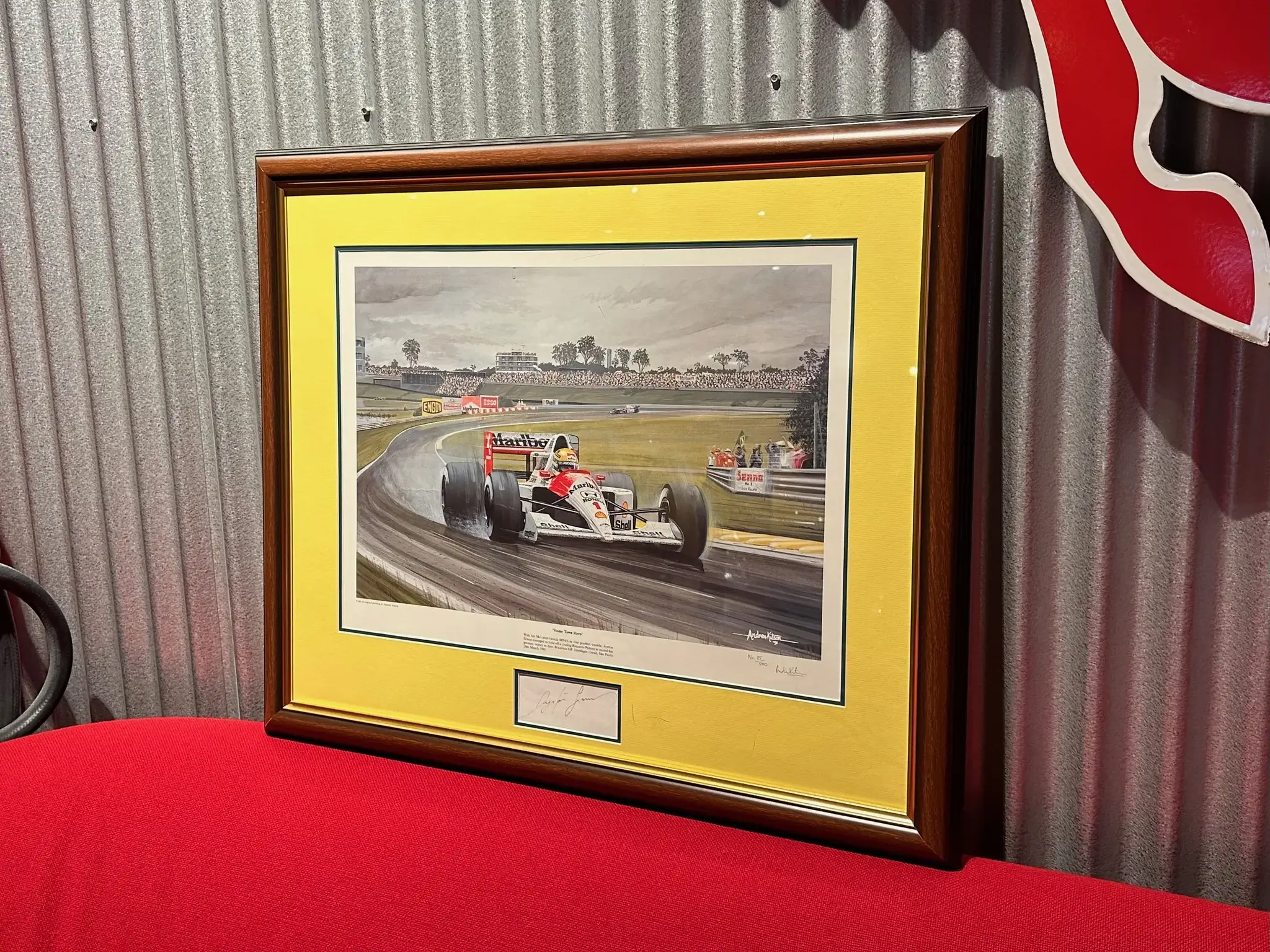 No Reserve Ayrton Senna Signed 