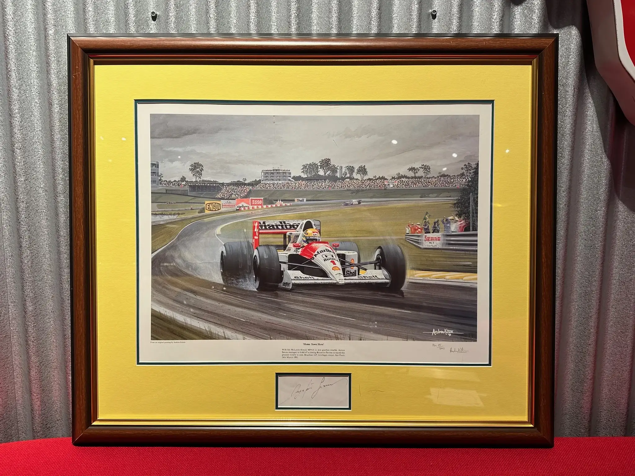 No Reserve Ayrton Senna Signed 