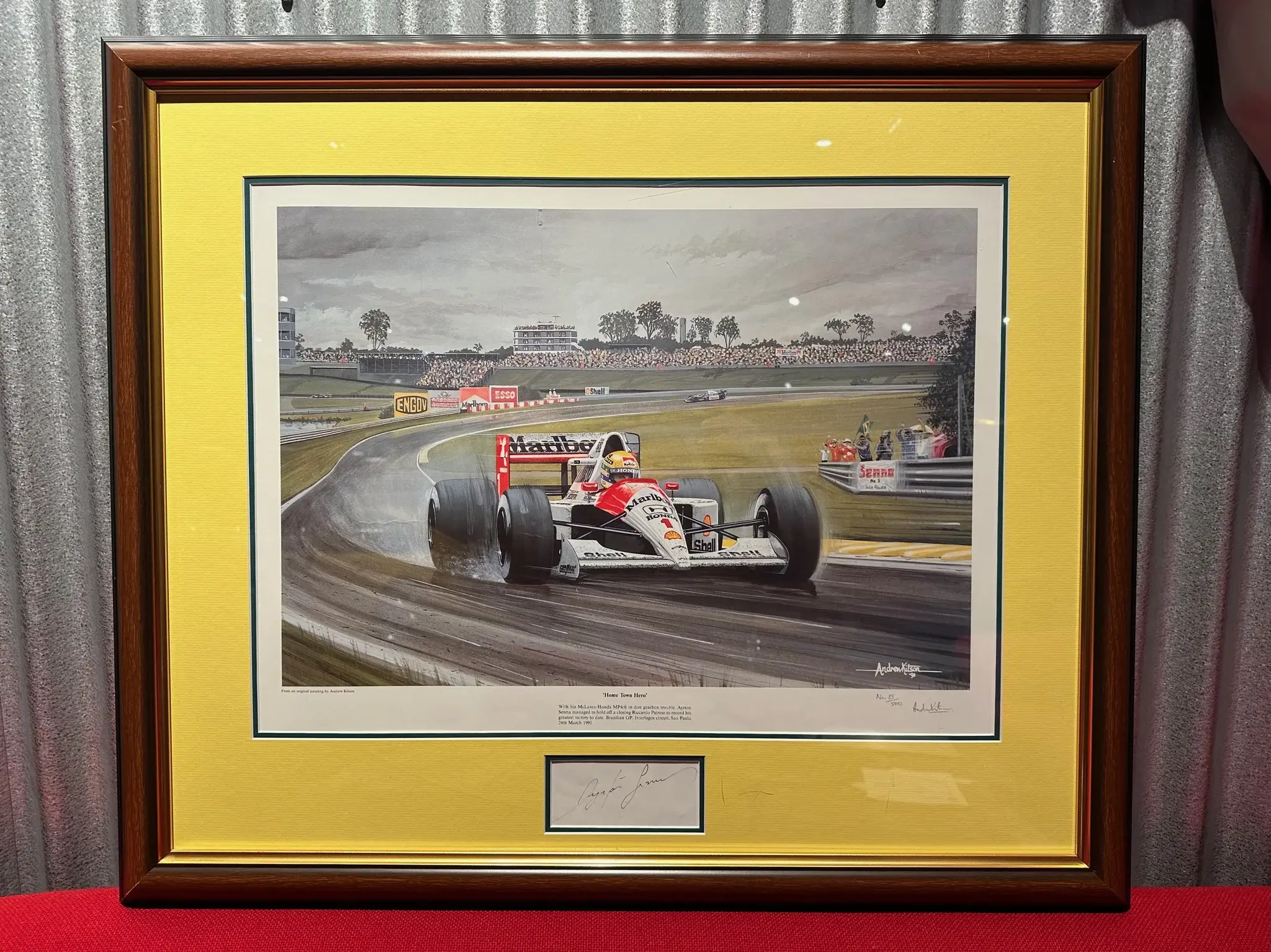 No Reserve Ayrton Senna Signed 