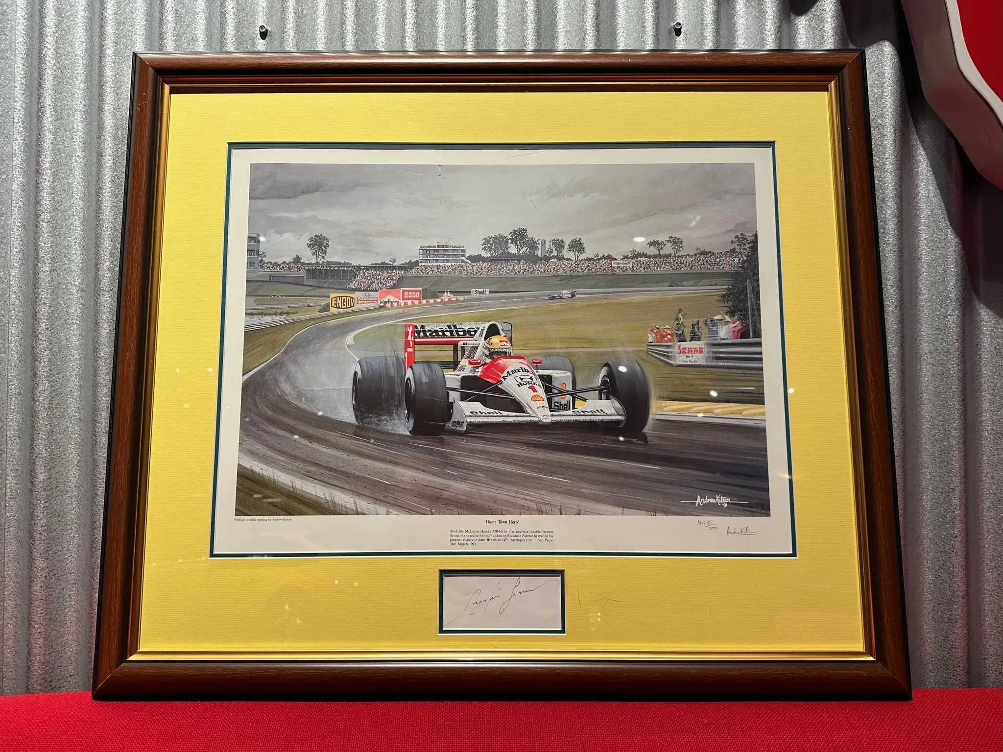 No Reserve Ayrton Senna Signed 