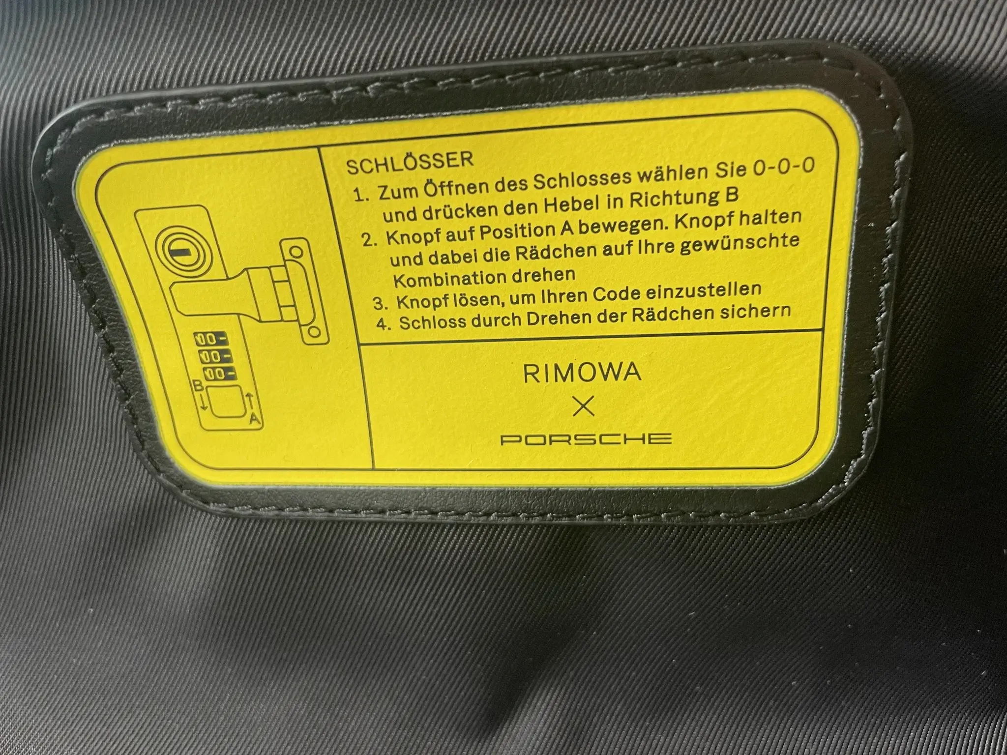 MP: Limited Edition Rimowa x Porsche Hand Carry Pepita Case #841