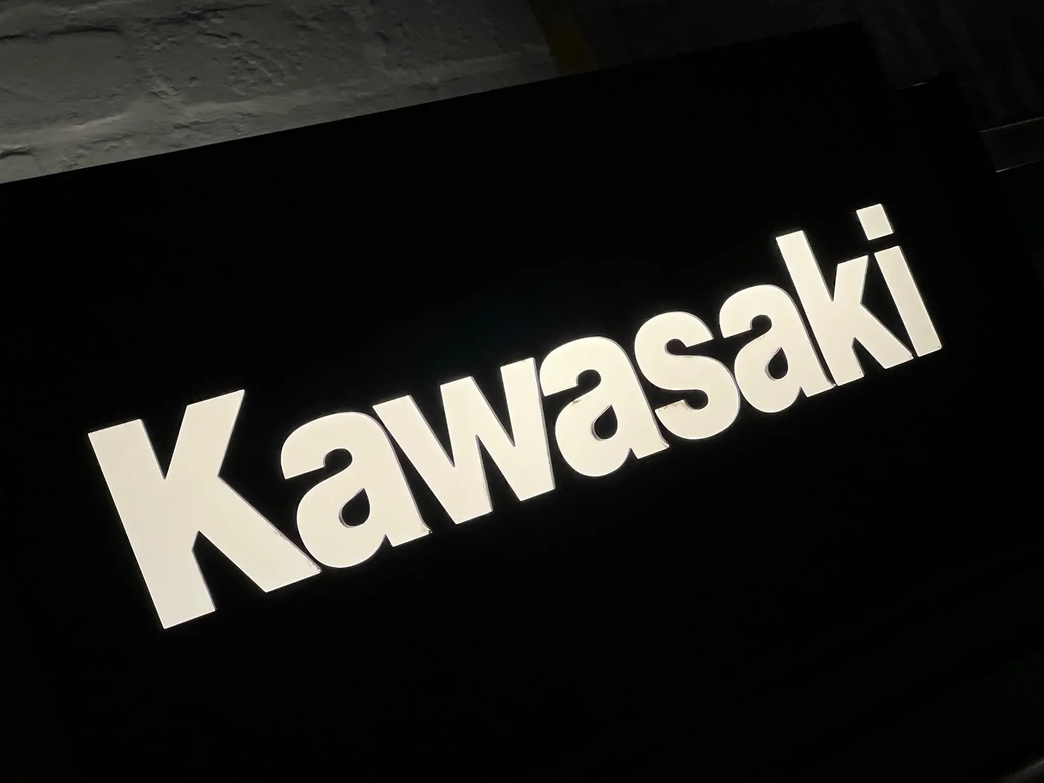 MP: Illuminated Double-Sided Kawasaki Sign | PCARMARKET