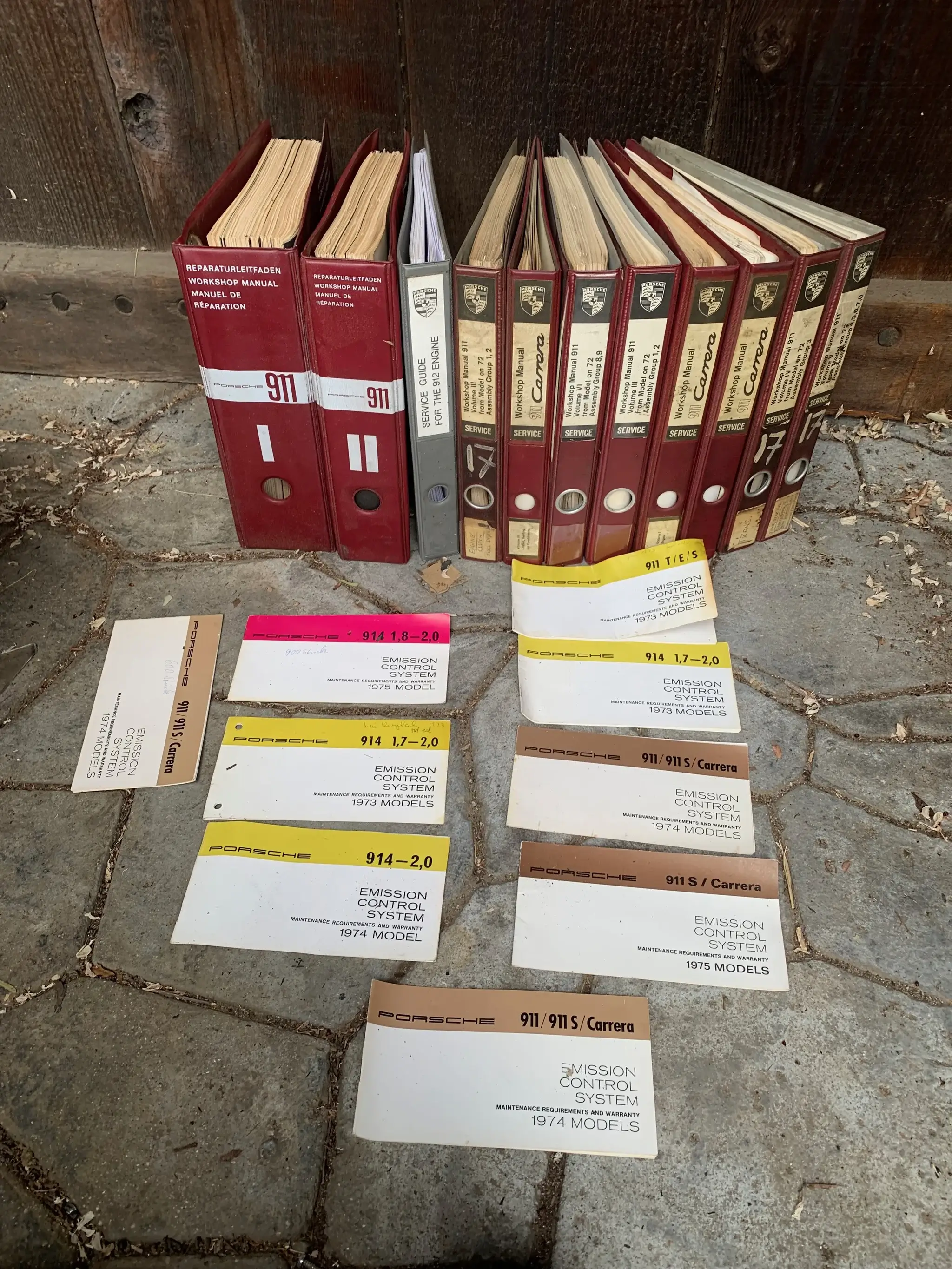 MP: Collection of Porsche 911 Factory Workshop Manuals | PCARMARKET