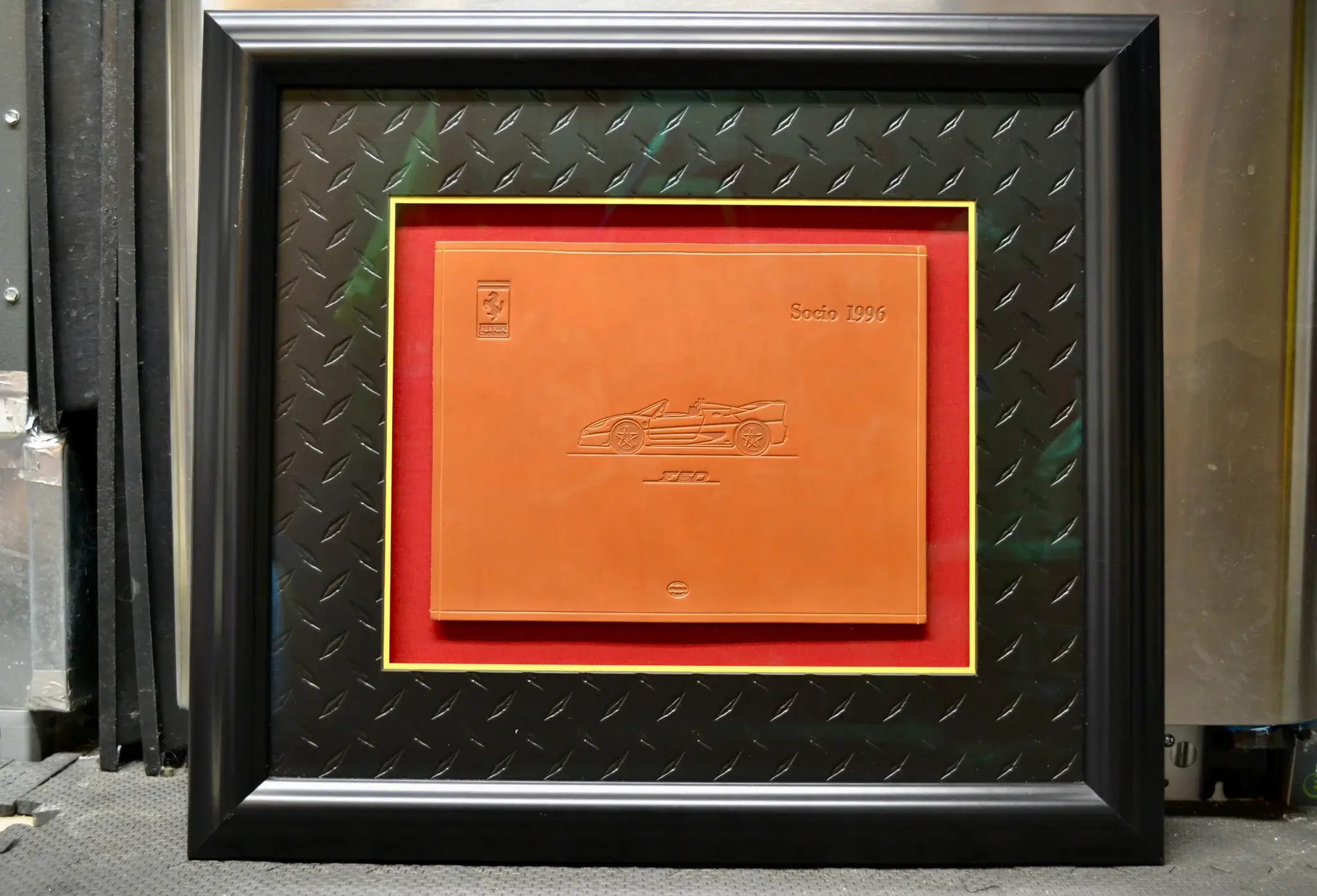 フェラーリ 50年記念 切手コレクション世界5000冊 証明書付 Ferrari MP: FERRARI F50 CLUB ITALIA PLAQUE BY SCHEDONI | PCARMARKET