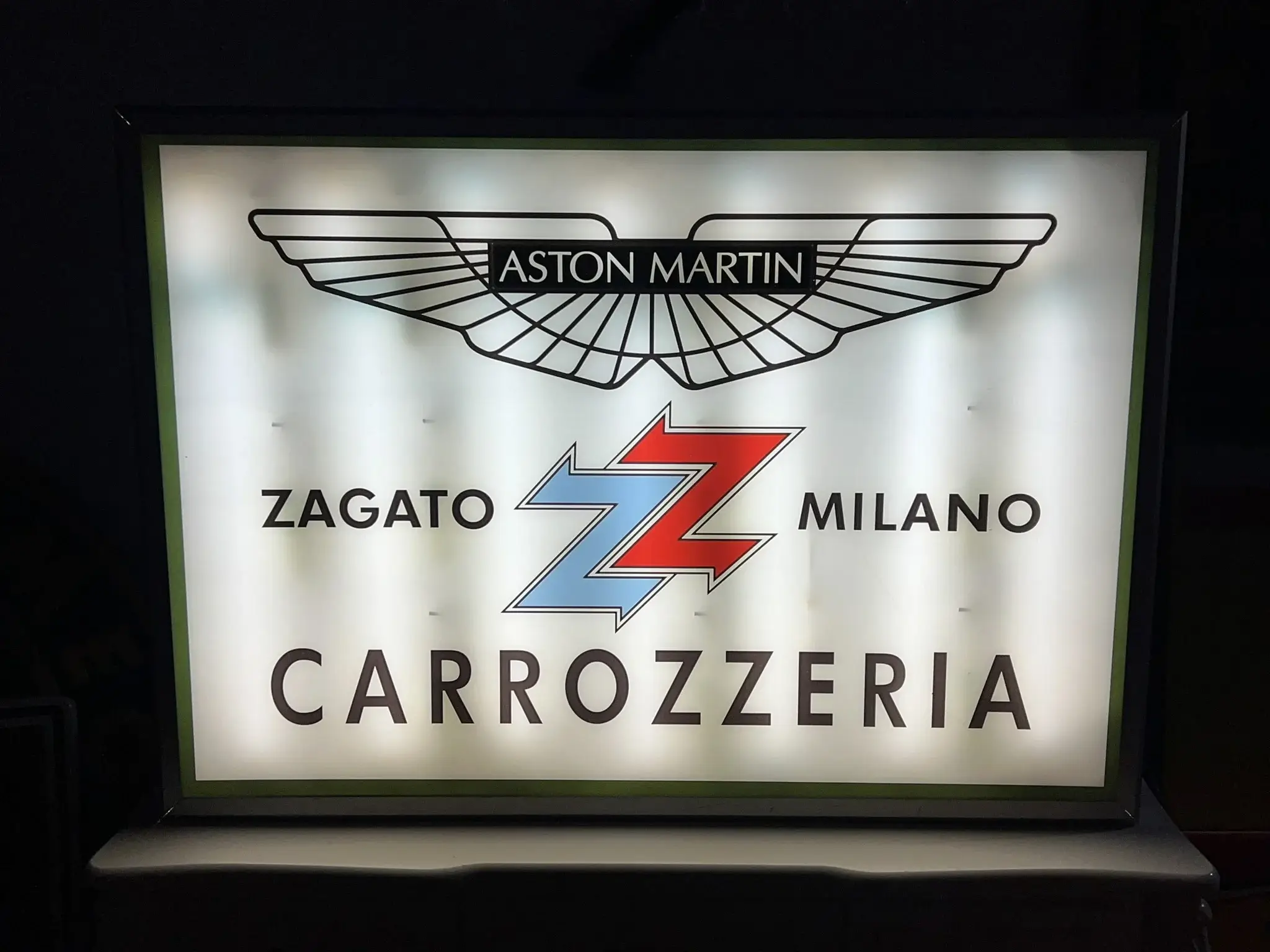 MP: 2000s Aston Martin Zagato Carrozzeria Sign | PCARMARKET