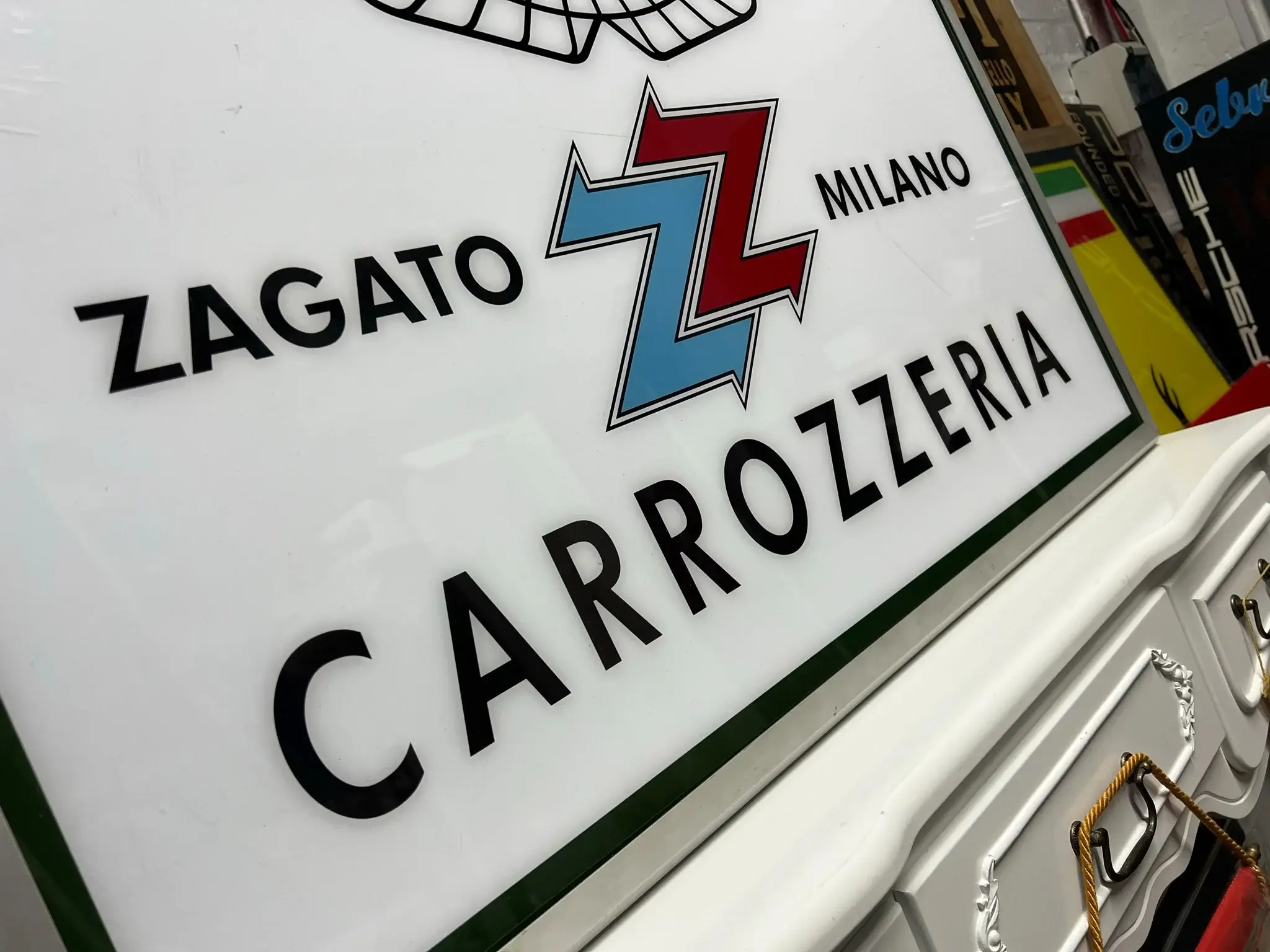 MP: 2000s Aston Martin Zagato Carrozzeria Sign | PCARMARKET