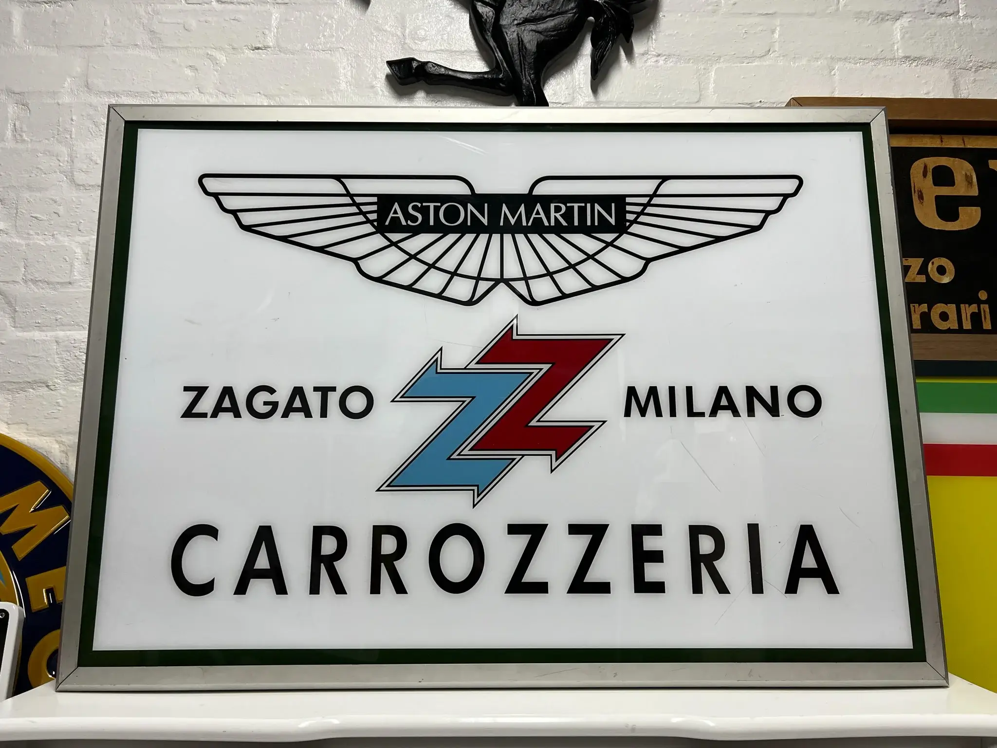 MP: 2000s Aston Martin Zagato Carrozzeria Sign | PCARMARKET