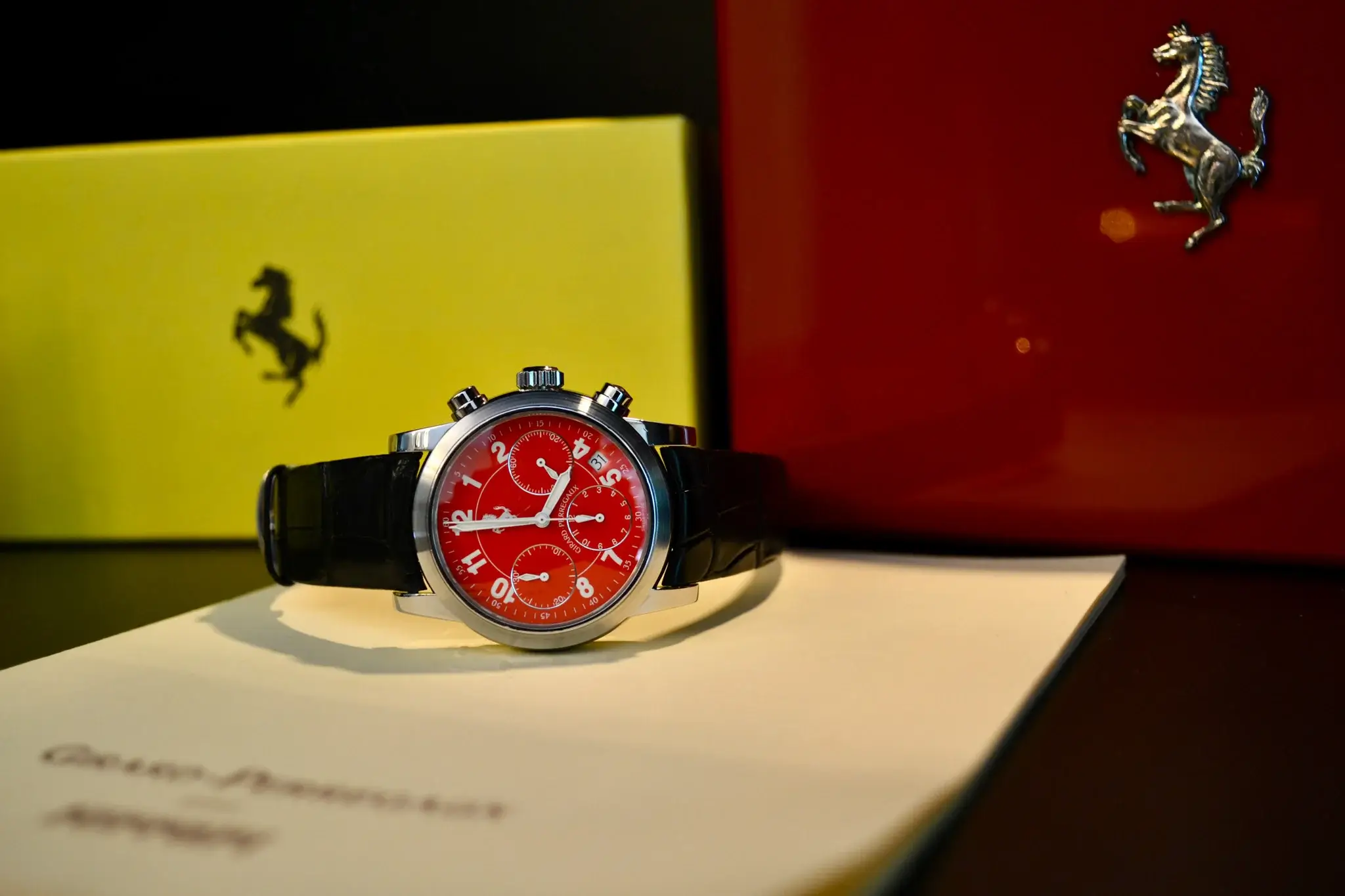ゾウさんのFerrari Girard-Perregaux Pre-owned Girard Perregaux Ferrari 4677 stainless steel | Gray & Sons