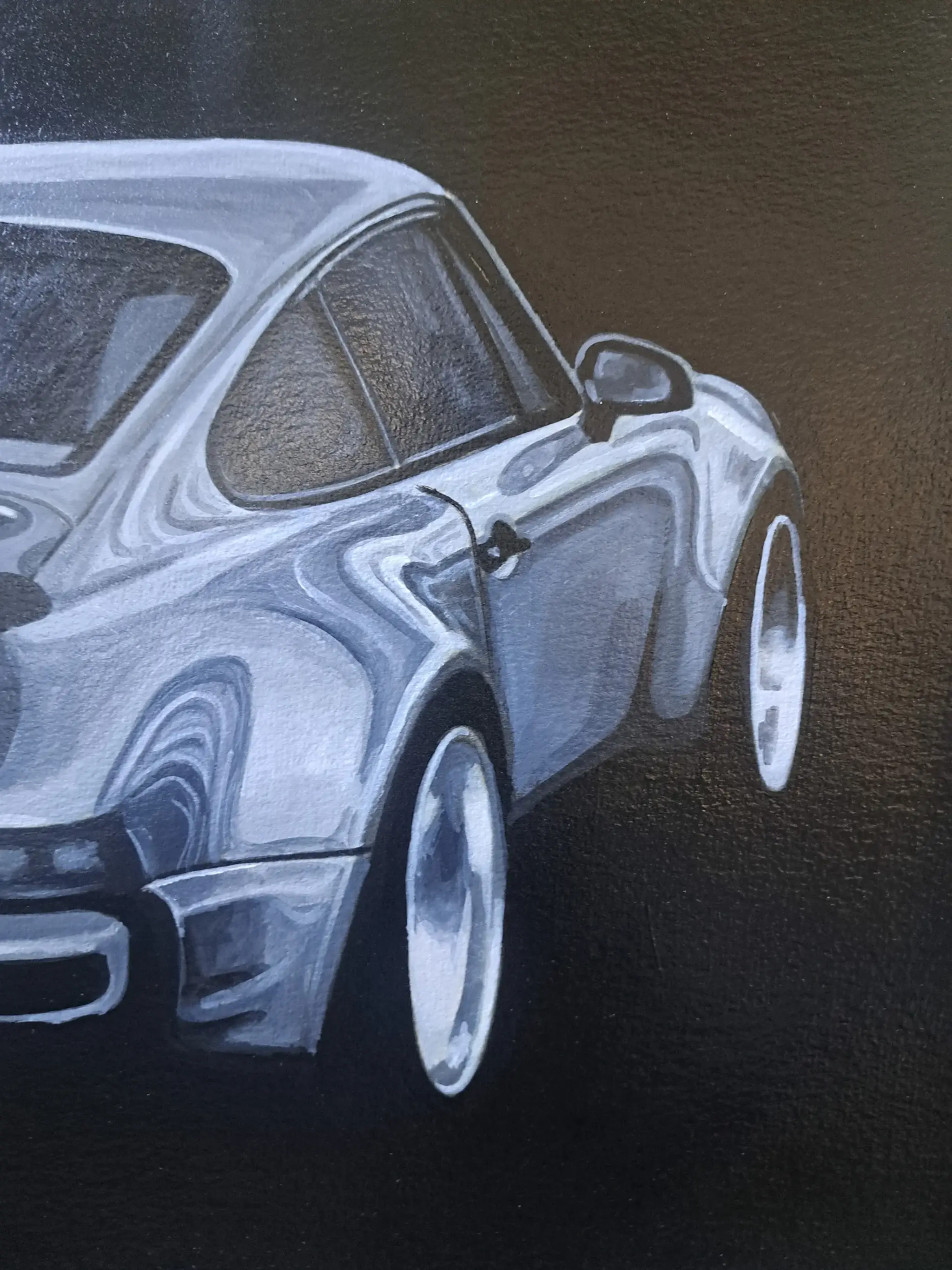 Singer Porsche アート NO RESERVE PORSCHE 911 SINGER PAINTING BY ARTIST SHUMI | PCARMARKET