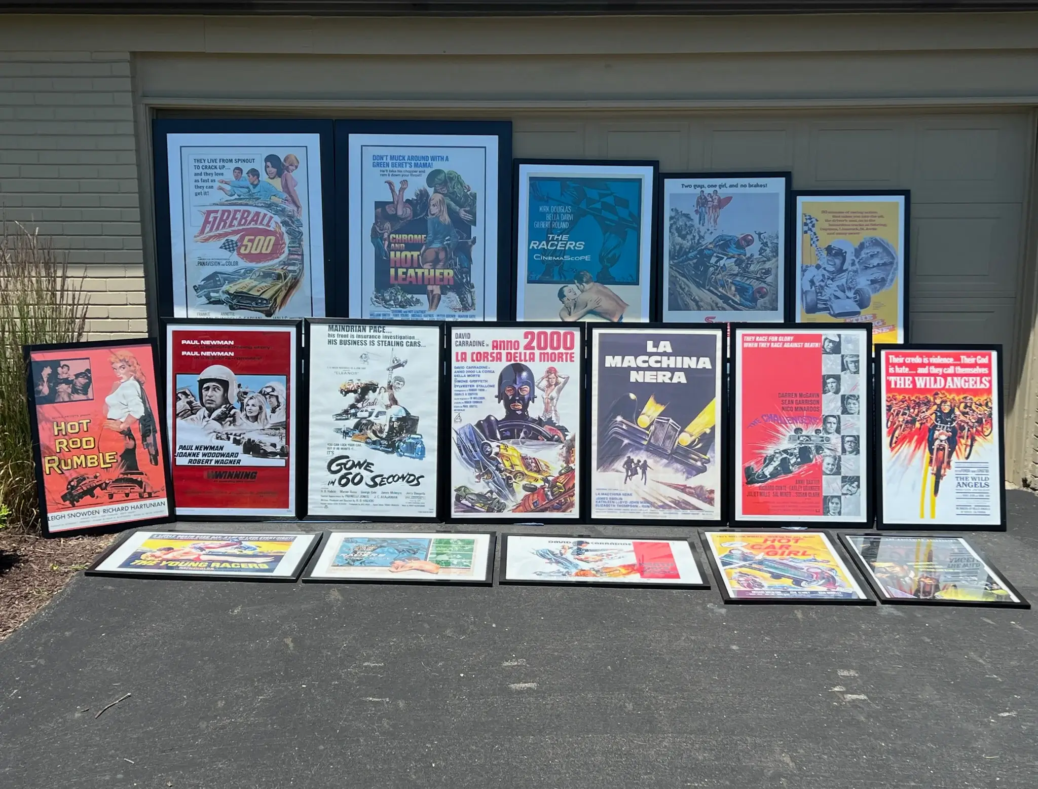 No Reserve Collection of 18 Automotive Racing Movie Posters | PCARMARKET