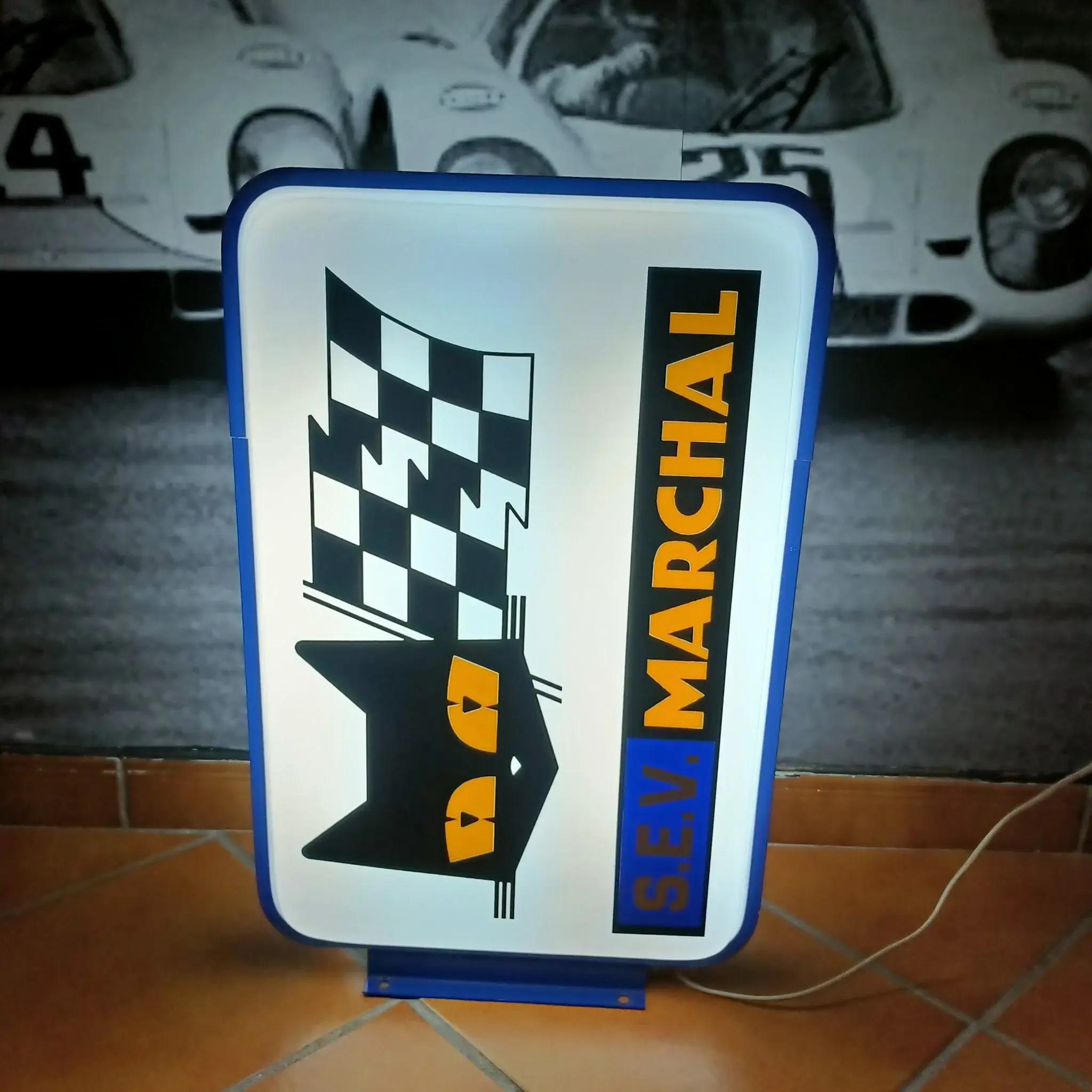 No Reserve Illuminated S.E.V. MARCHAL Sign | PCARMARKET