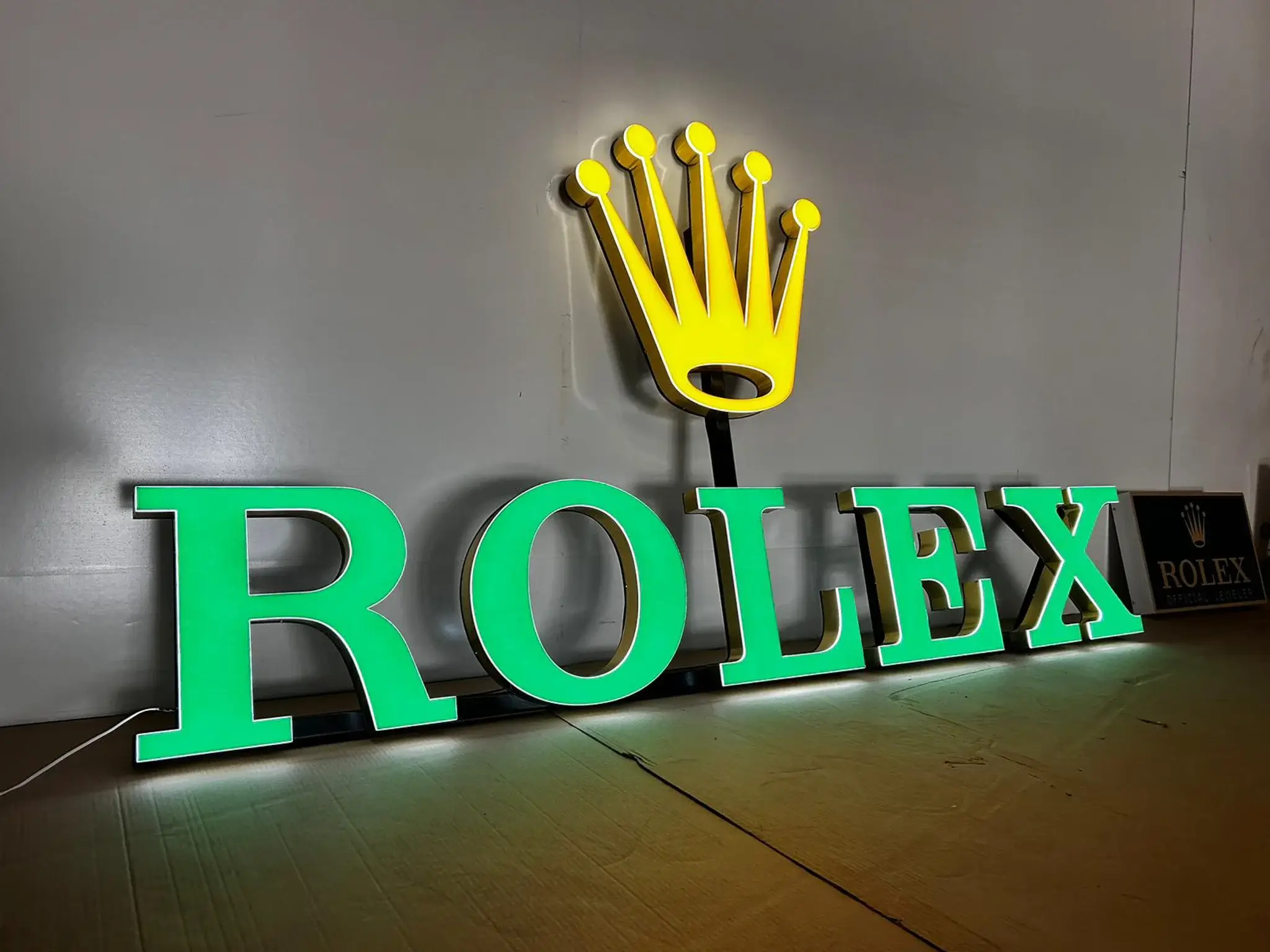 Illuminated Rolex Dealer Sign | PCARMARKET