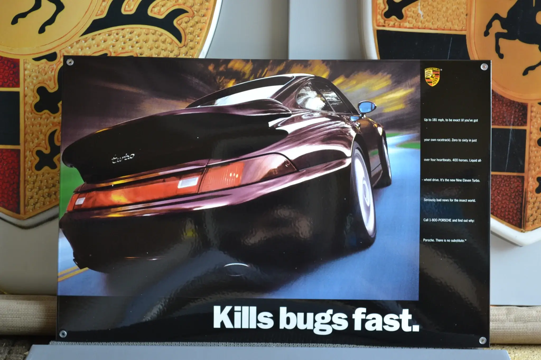 MP: Large collection of 6 Porsche Enamel Signs | PCARMARKET