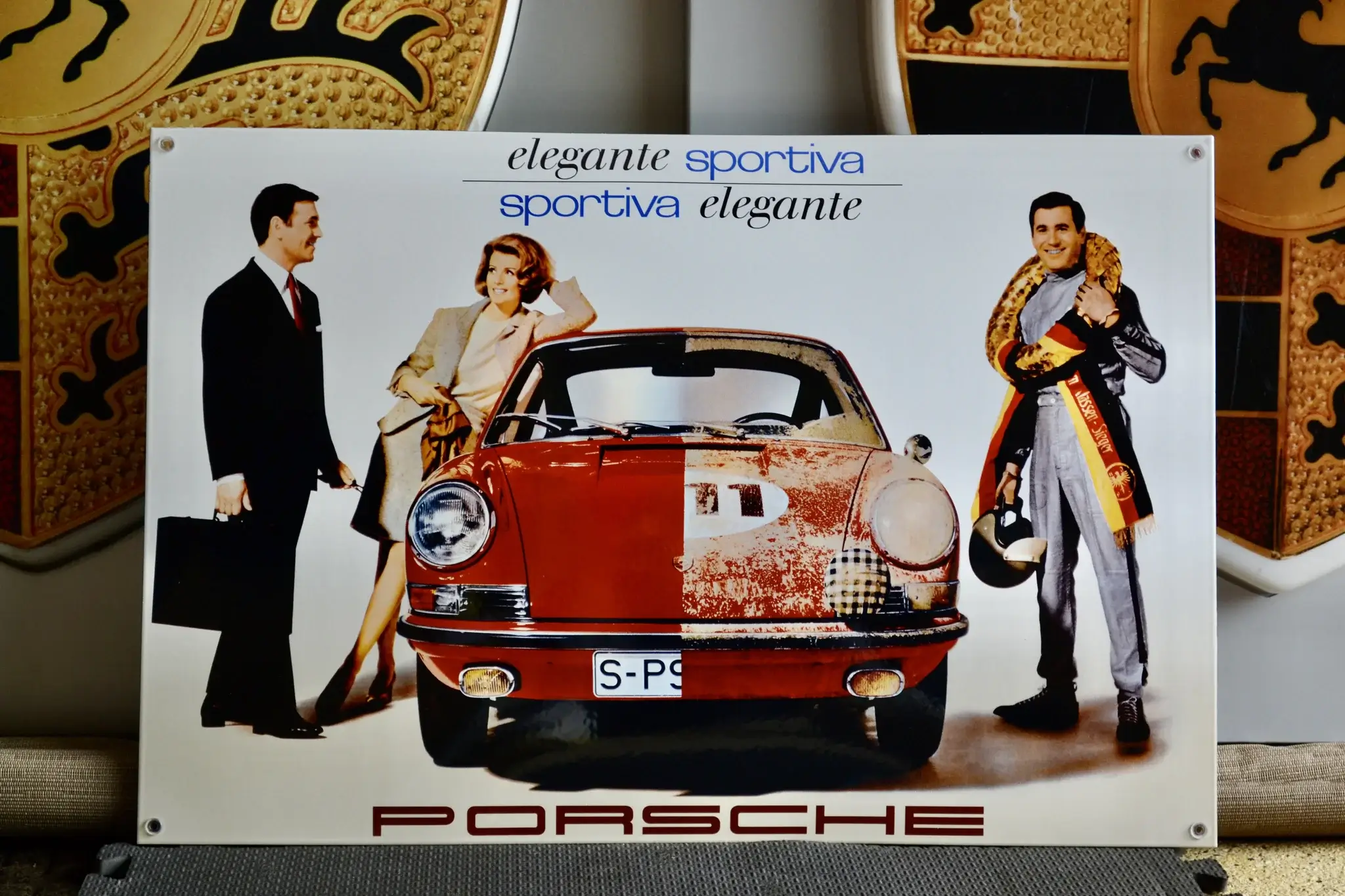 MP: Large collection of 6 Porsche Enamel Signs | PCARMARKET