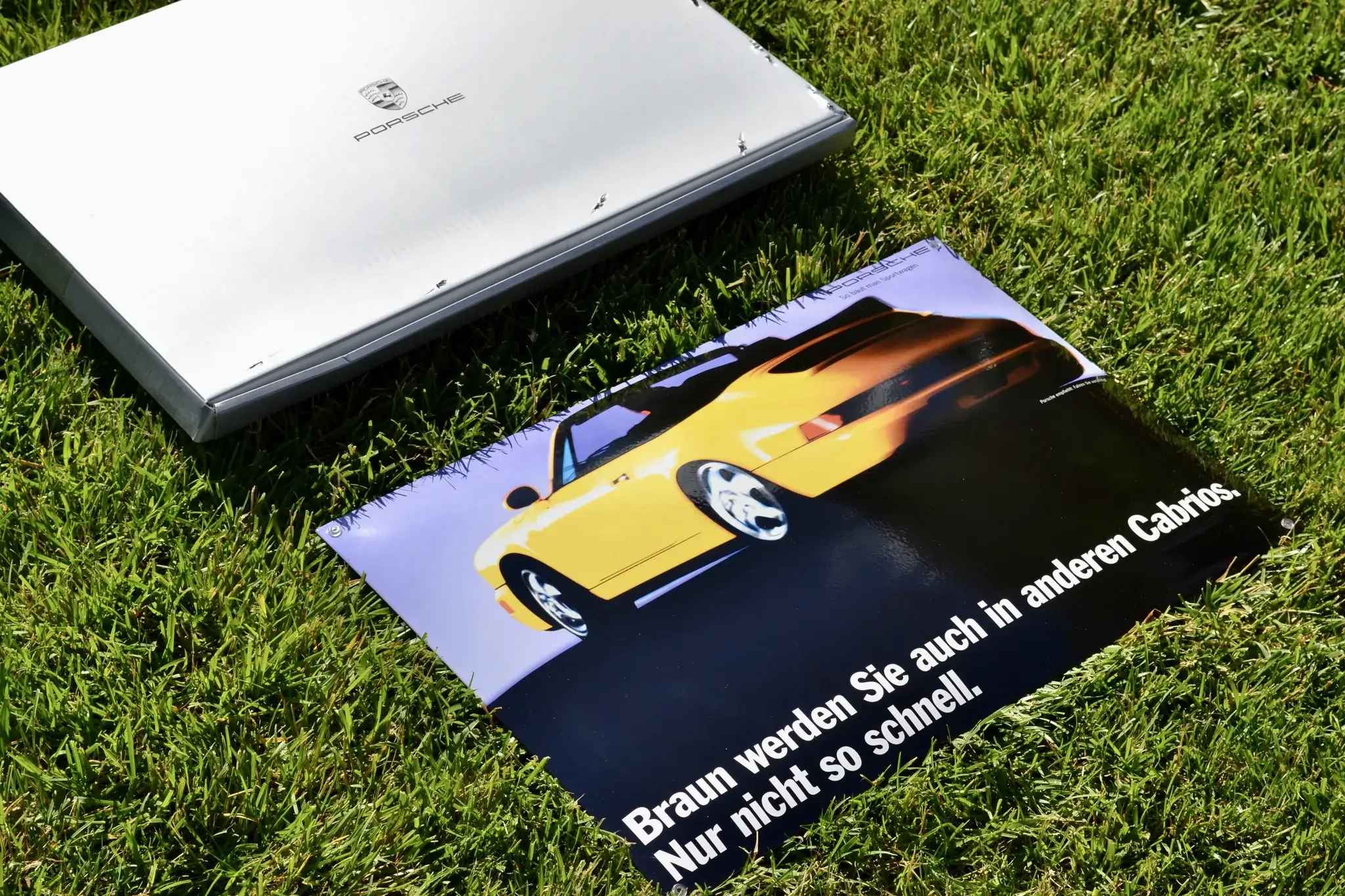 MP: Large collection of 6 Porsche Enamel Signs | PCARMARKET