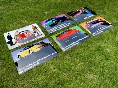 MP: Large collection of 6 Porsche Enamel Signs | PCARMARKET