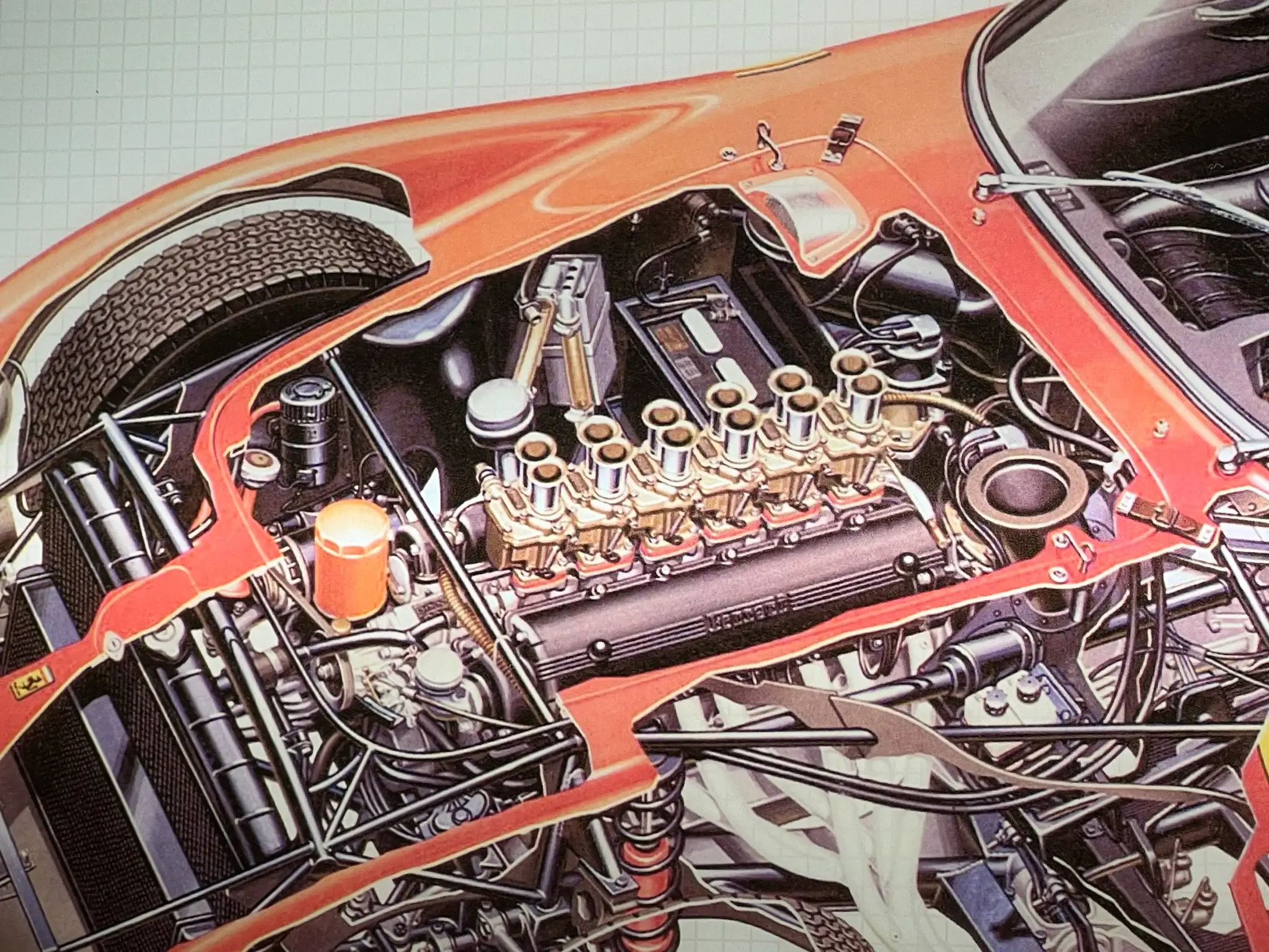MP: Illuminated Ferrari 250 GTO 'Cutaway' Dealership Sign | PCARMARKET