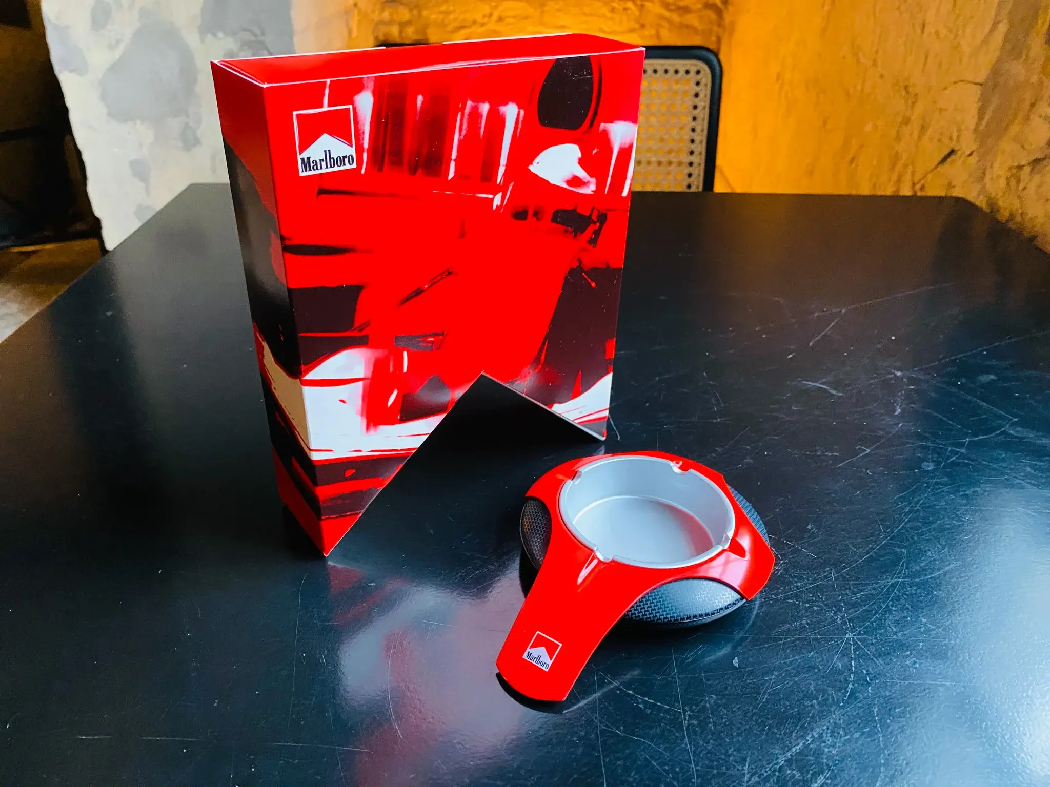 Collection of 9 vintage Ferrari & Marlboro Ashtrays | PCARMARKET