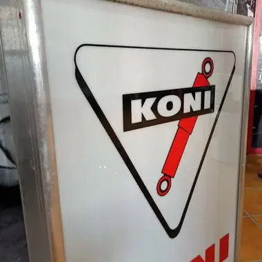 No Reserve Illuminated Koni Shock Absorbers Style Sign | PCARMARKET
