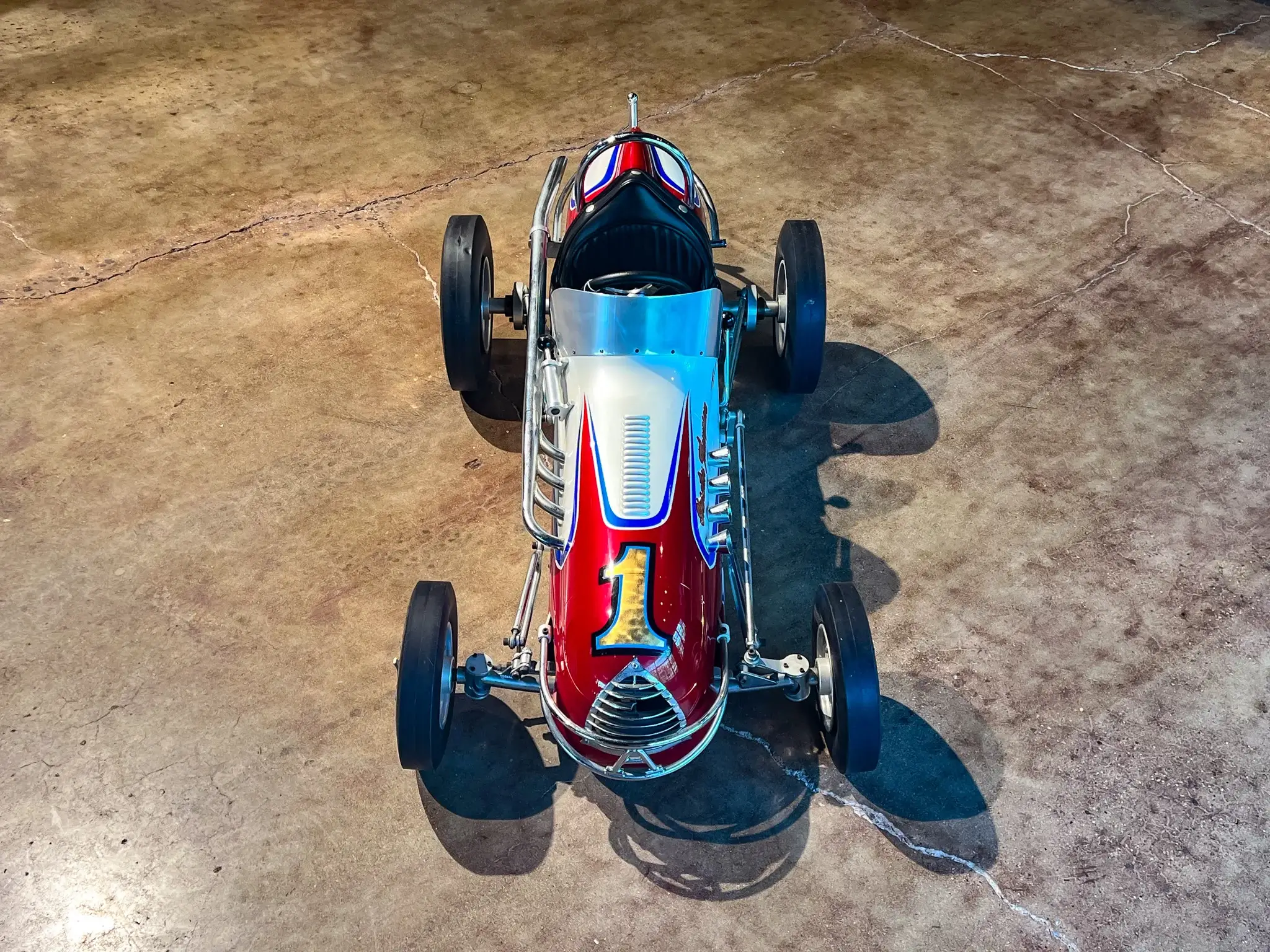 MP: Sheraton Thompson AJ Foyt Special Indy Racecar Pedal Car | PCARMARKET