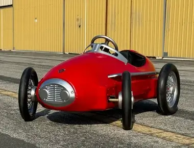 No Reserve American Retro Red Racer Pedal Car | PCARMARKET