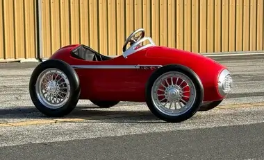 No Reserve American Retro Red Racer Pedal Car | PCARMARKET