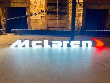 MP: Illuminated Mclaren Sign | PCARMARKET