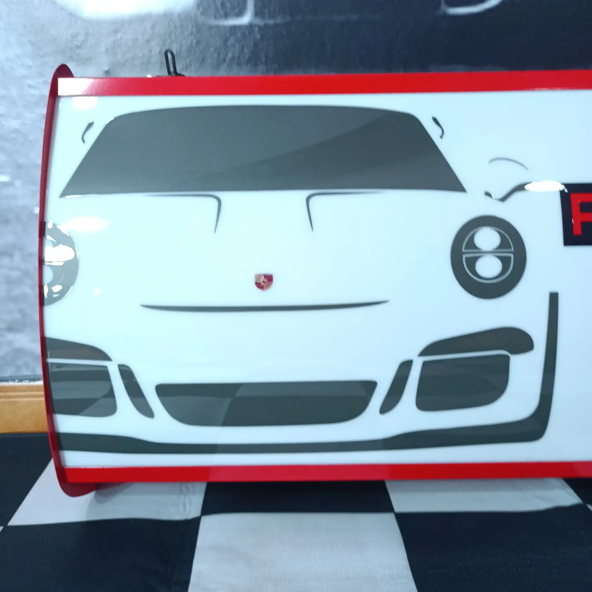 No Reserve Illuminated Porsche 911 GT3 RS Sign | PCARMARKET