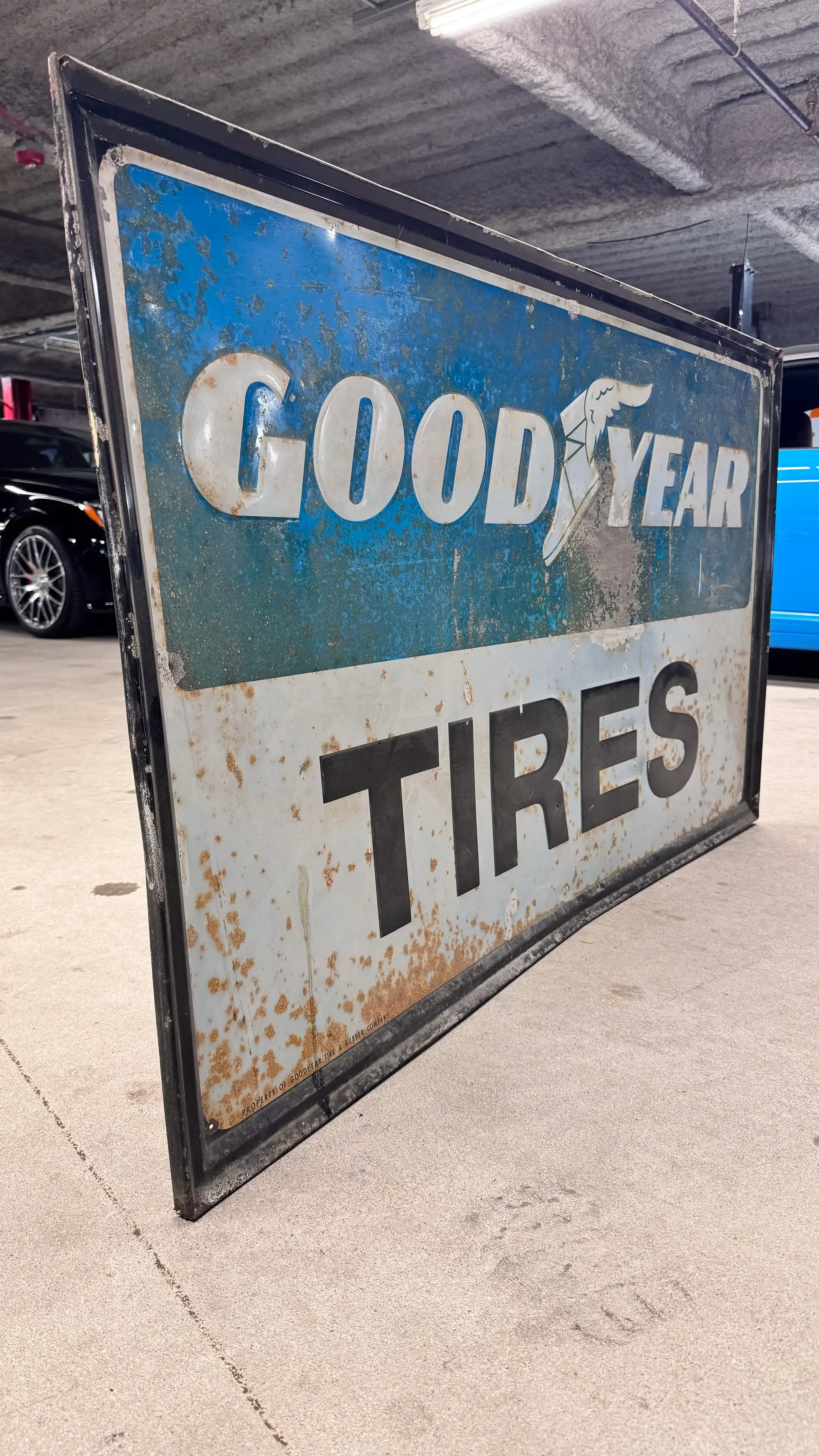 No Reserve Large Vintage Goodyear Tires Sign | PCARMARKET