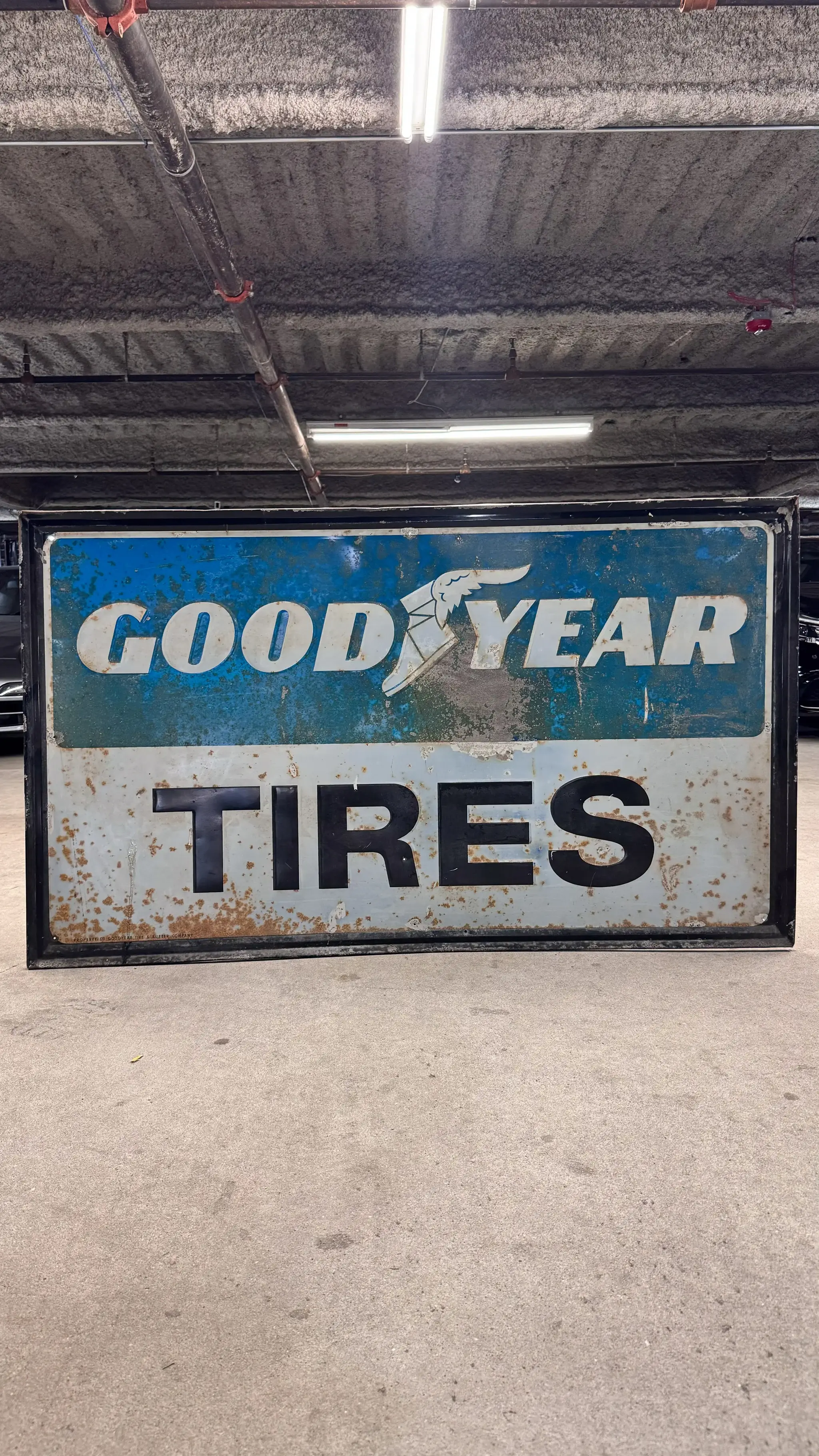 No Reserve Large Vintage Goodyear Tires Sign | PCARMARKET